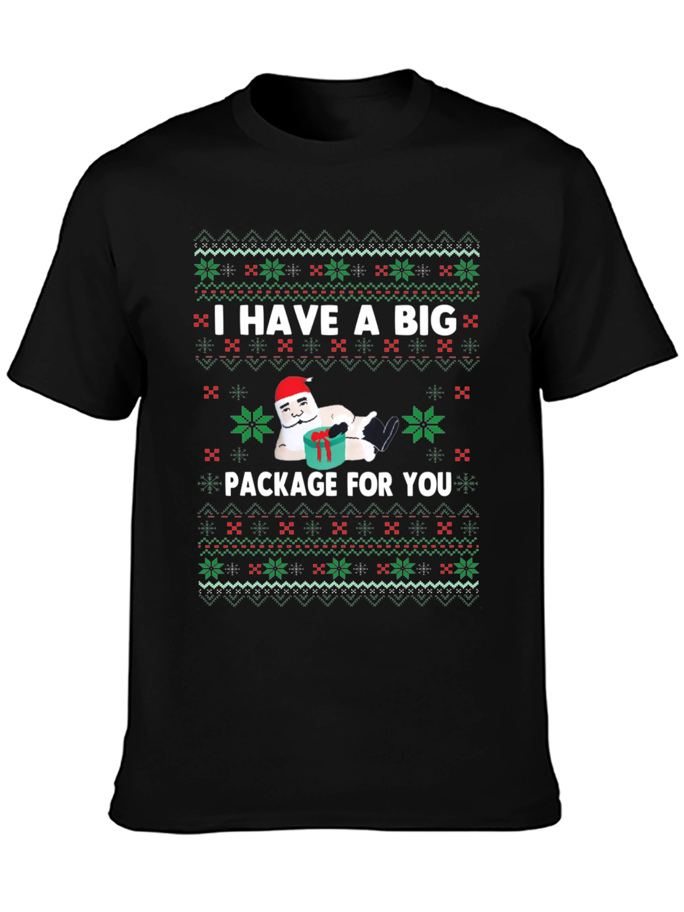 Funny Christmas Big Package T-Shirt