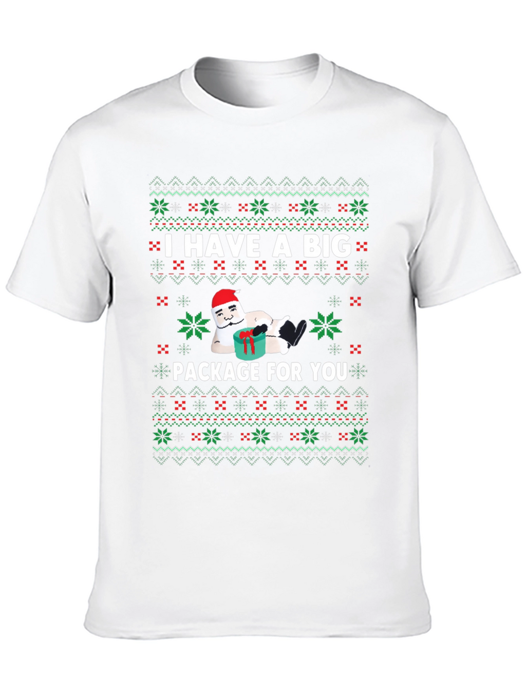 Funny Christmas Big Package T-Shirt