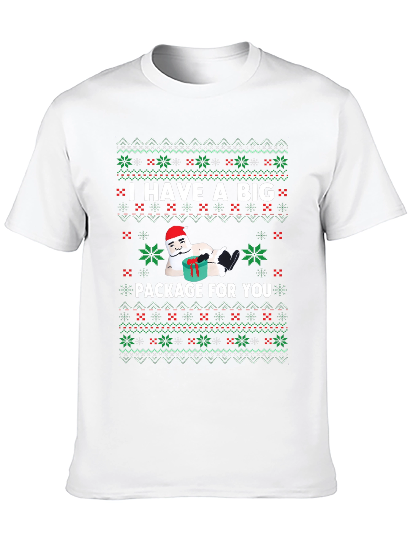 Funny Christmas Big Package T-Shirt