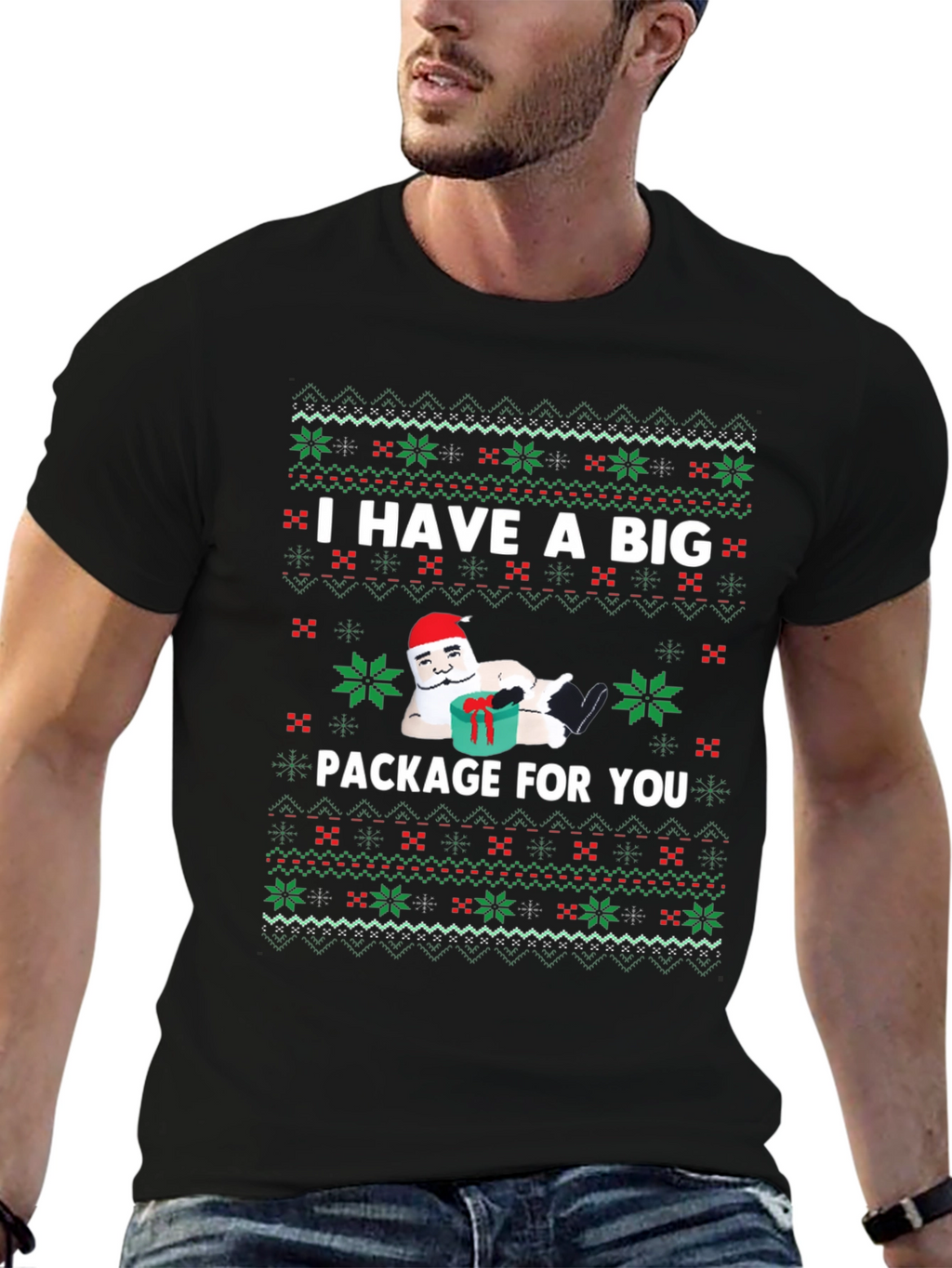 Funny Christmas Big Package T-Shirt