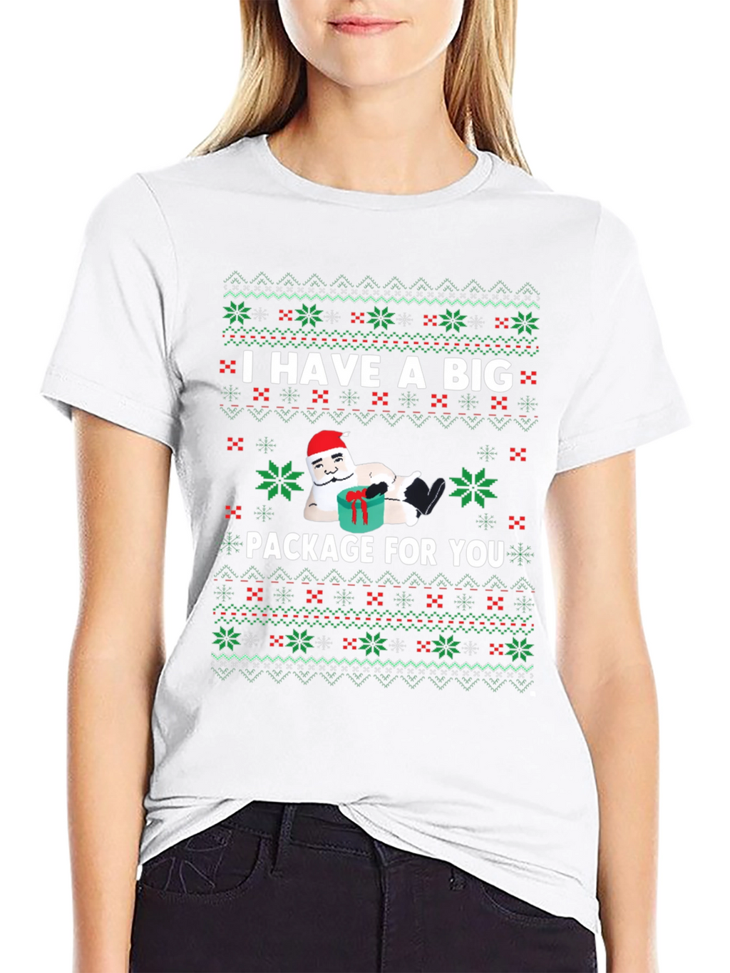 Funny Christmas Big Package T-Shirt