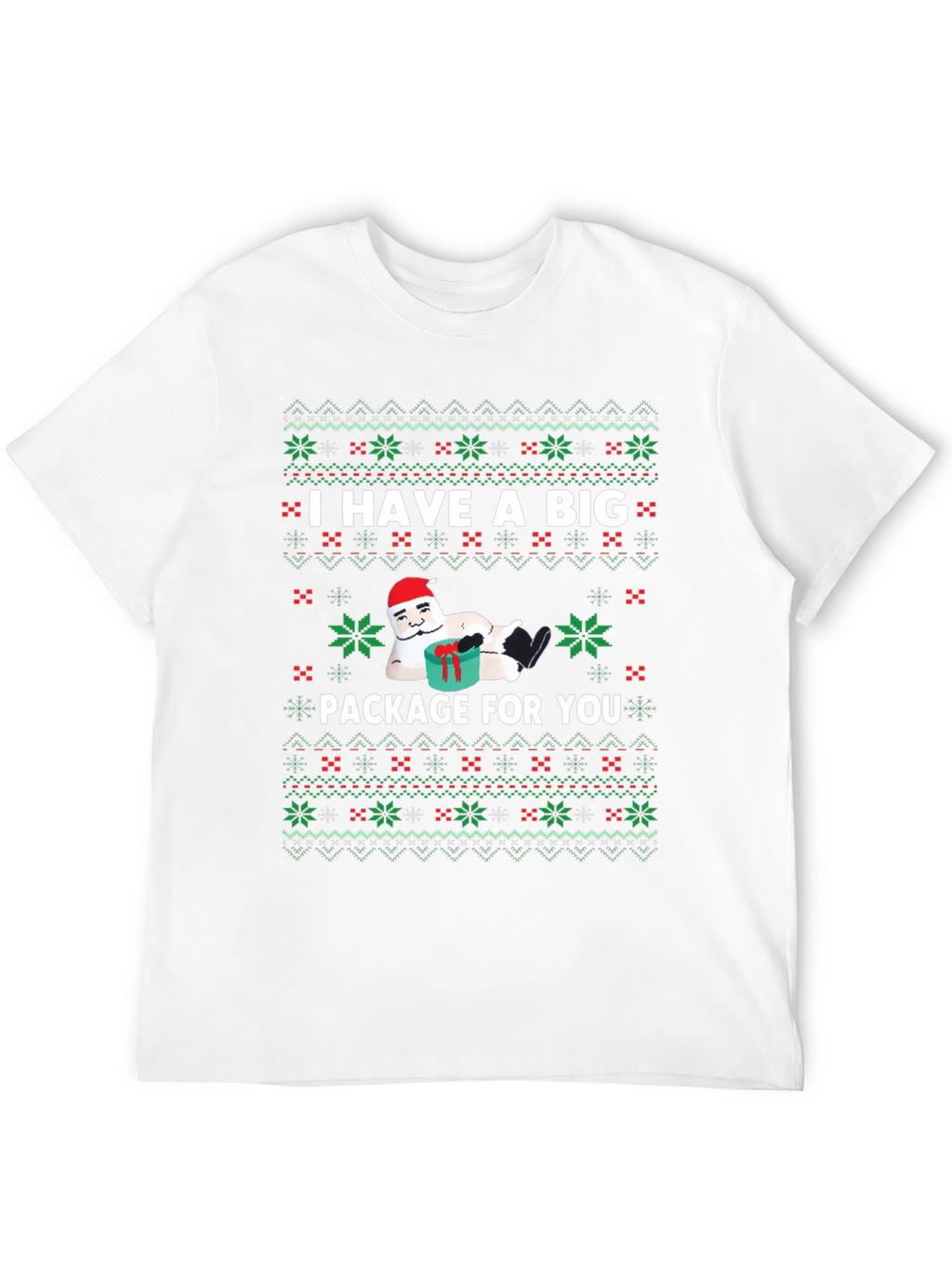 Funny Christmas Big Package T-Shirt