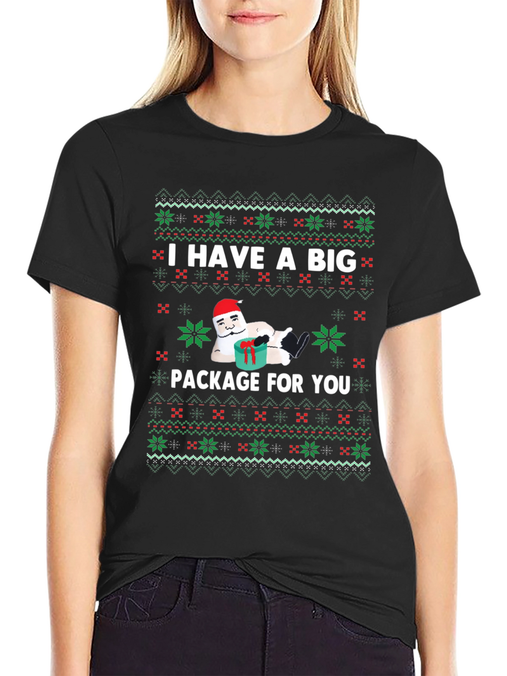 Funny Christmas Big Package T-Shirt
