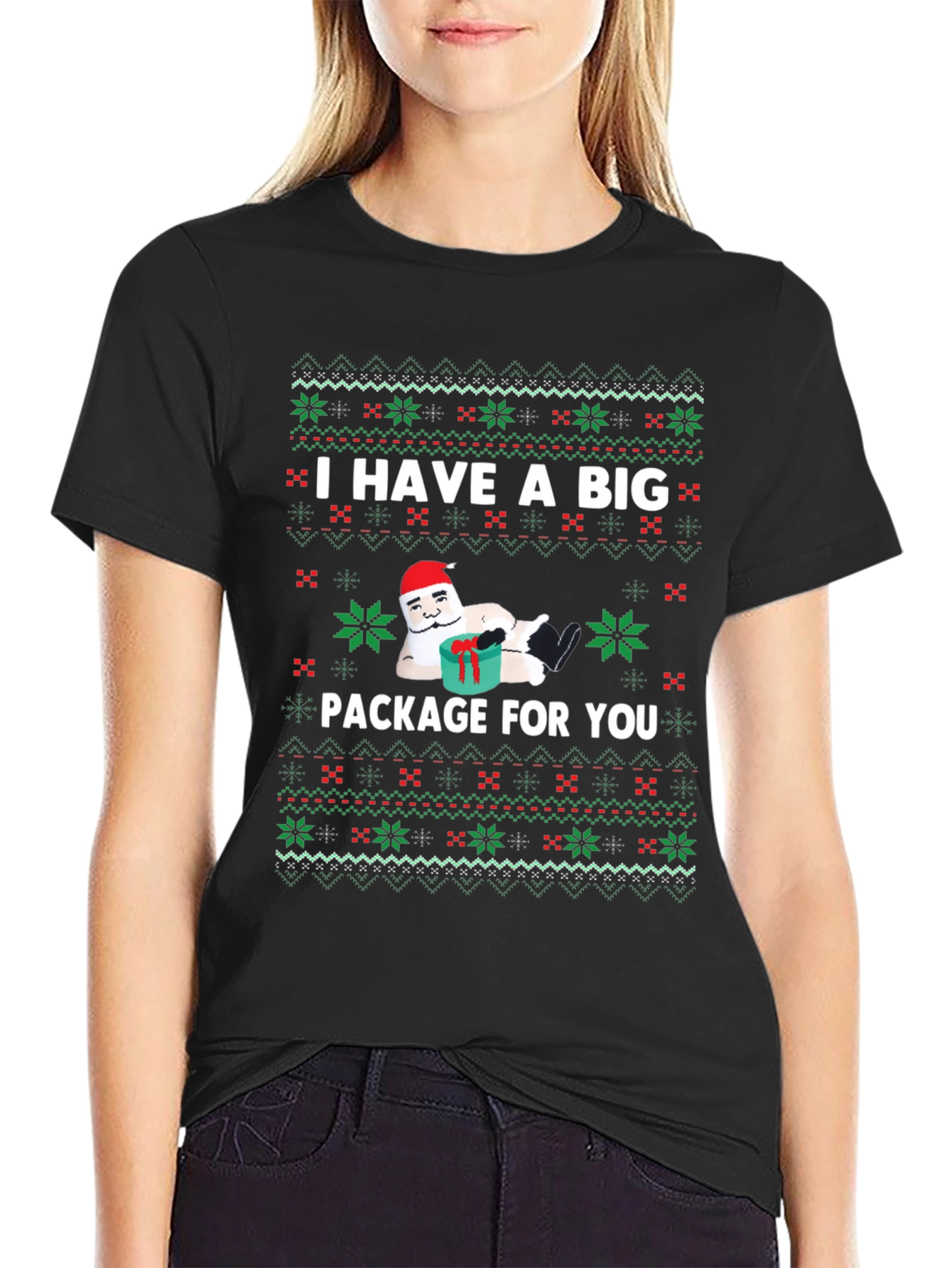 Funny Christmas Big Package T-Shirt