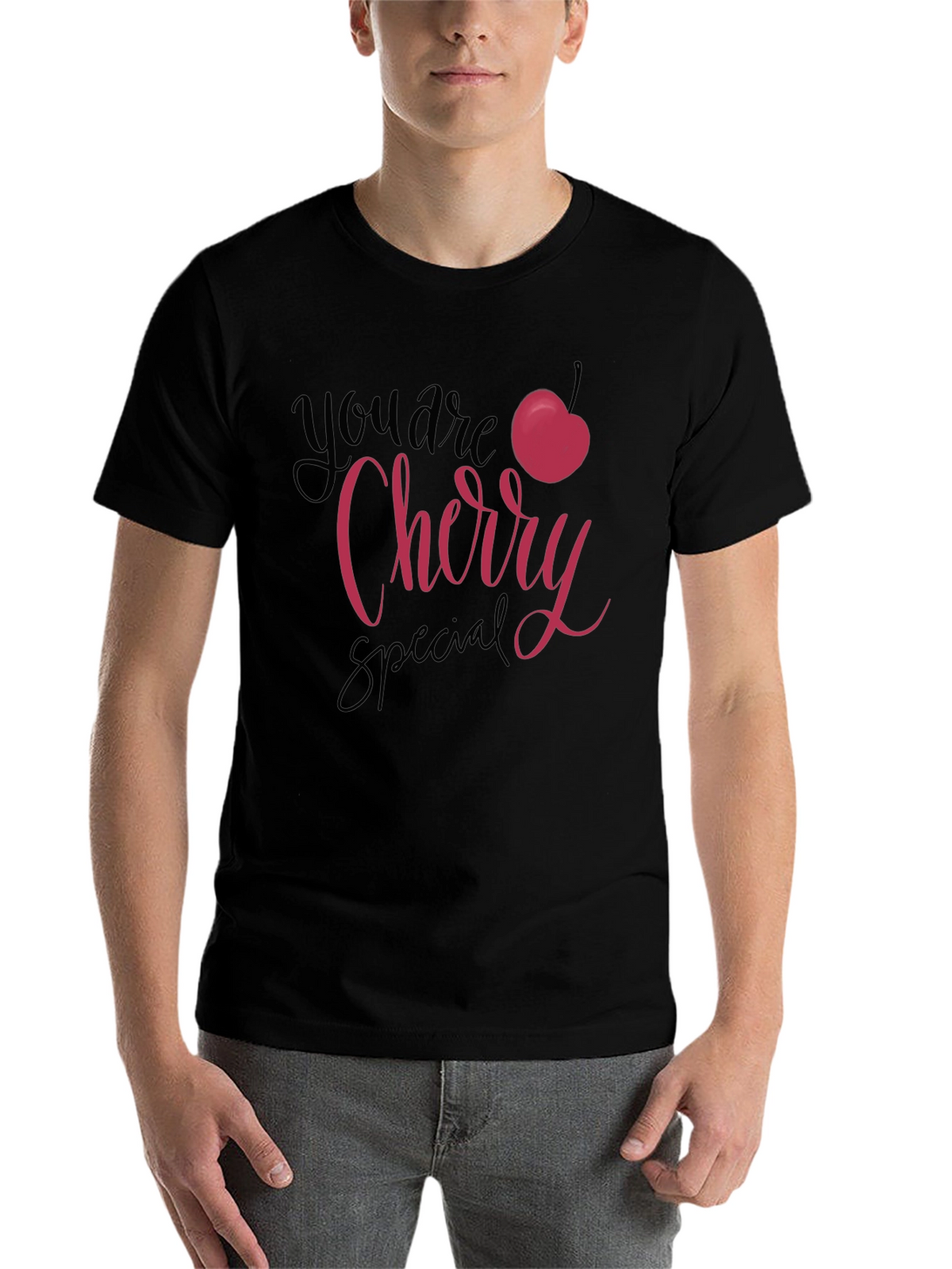 You are Cherry Special Black T-Shirt