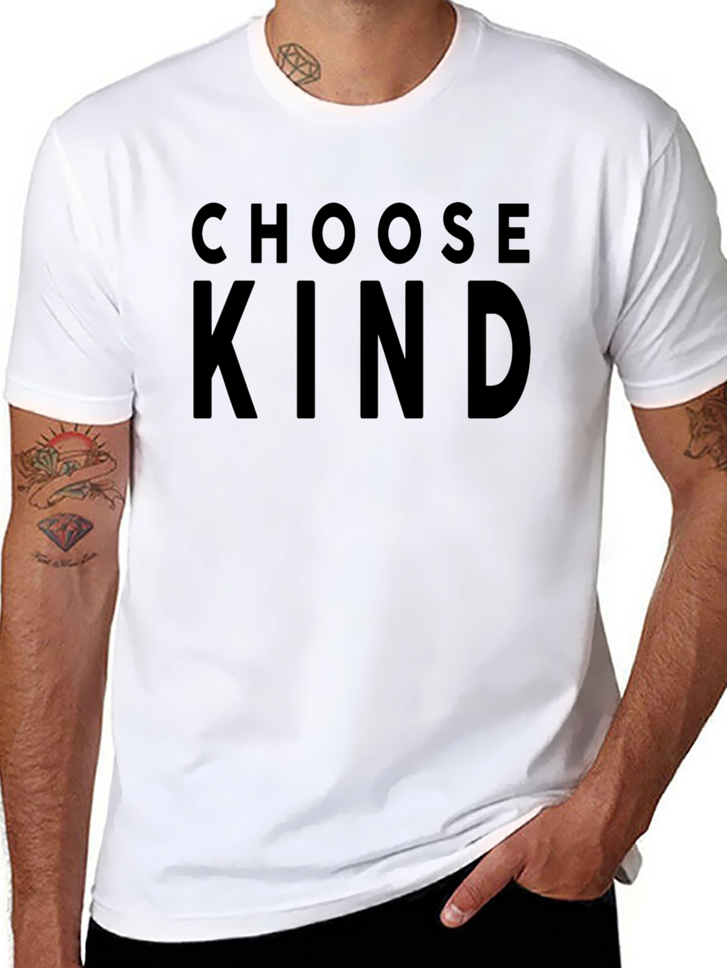 Choose Kind Black Graphic Tee