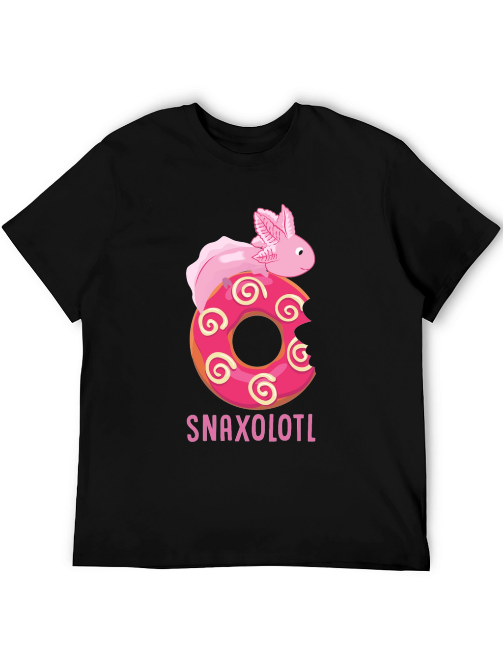 Snaxolotl Donut T-Shirt - Funny Axolotl Tee