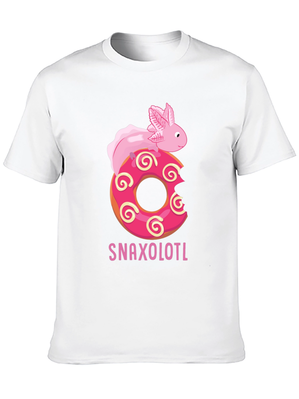 Snaxolotl Donut T-Shirt - Funny Axolotl Tee