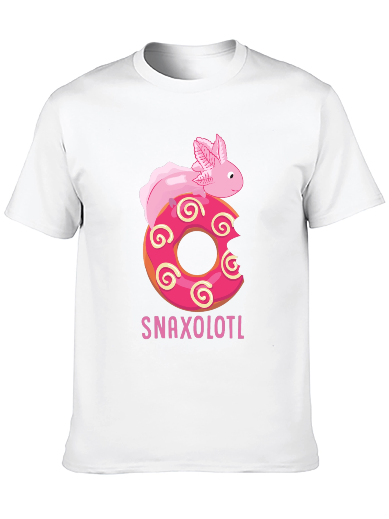 Snaxolotl Donut T-Shirt - Funny Axolotl Tee