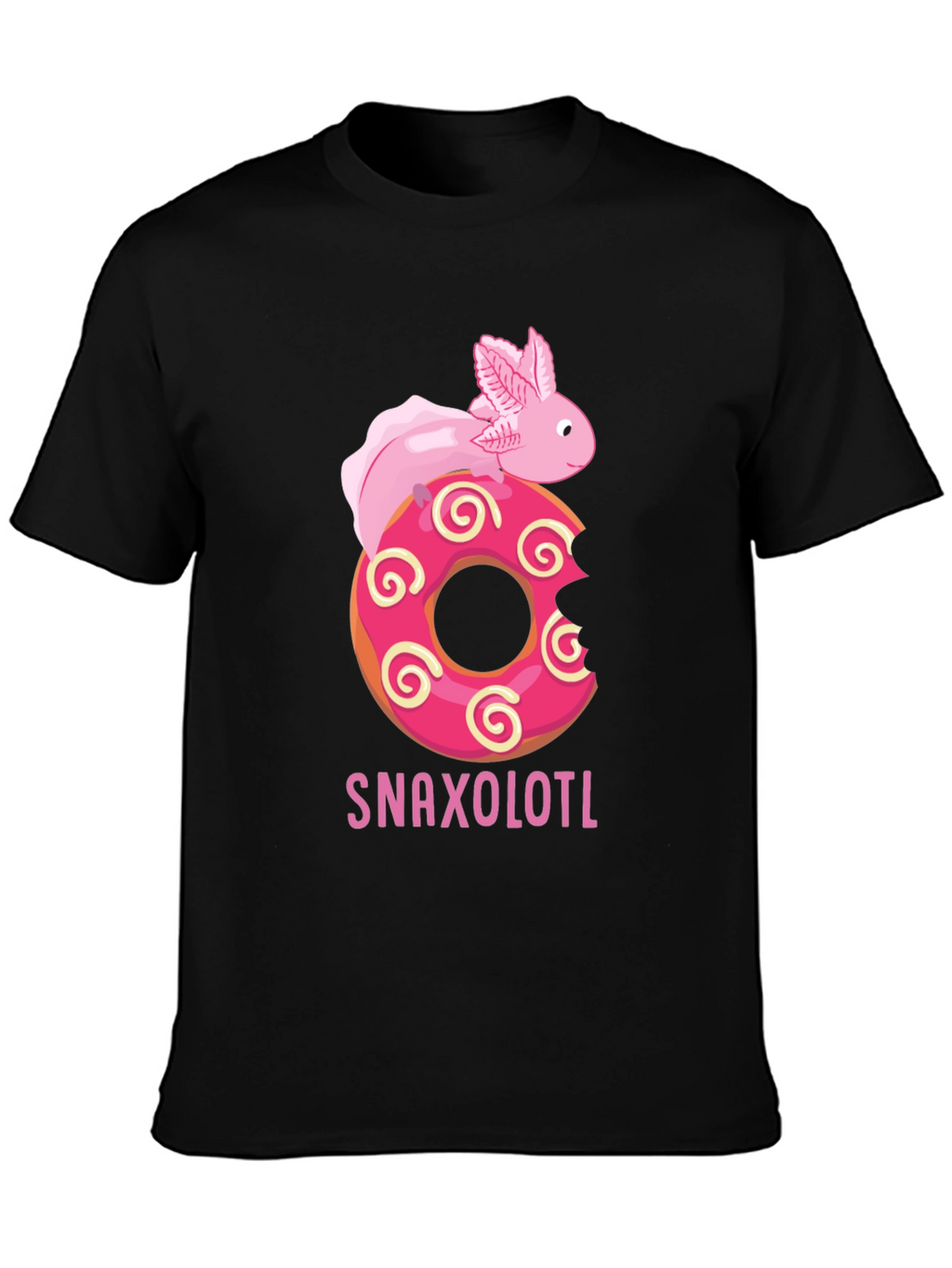 Snaxolotl Donut T-Shirt - Funny Axolotl Tee