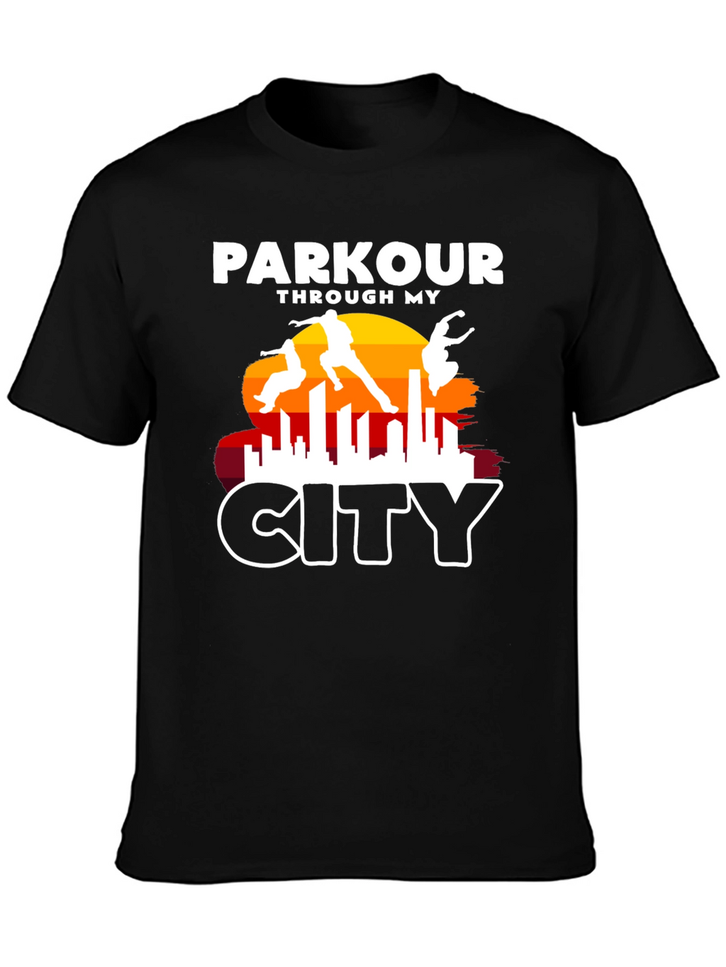 Parkour Through My City Graphic Tee