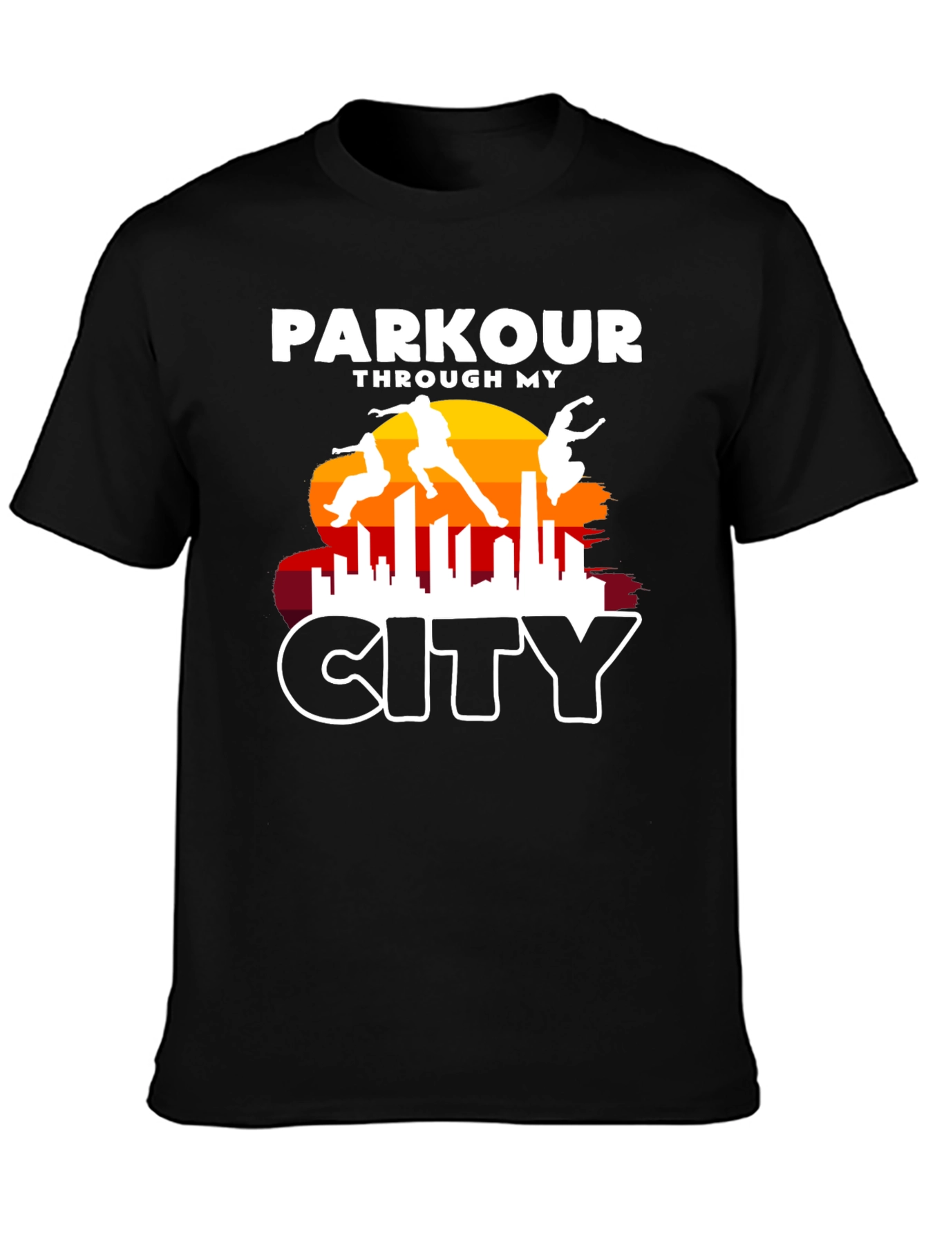 Parkour Through My City Graphic Tee