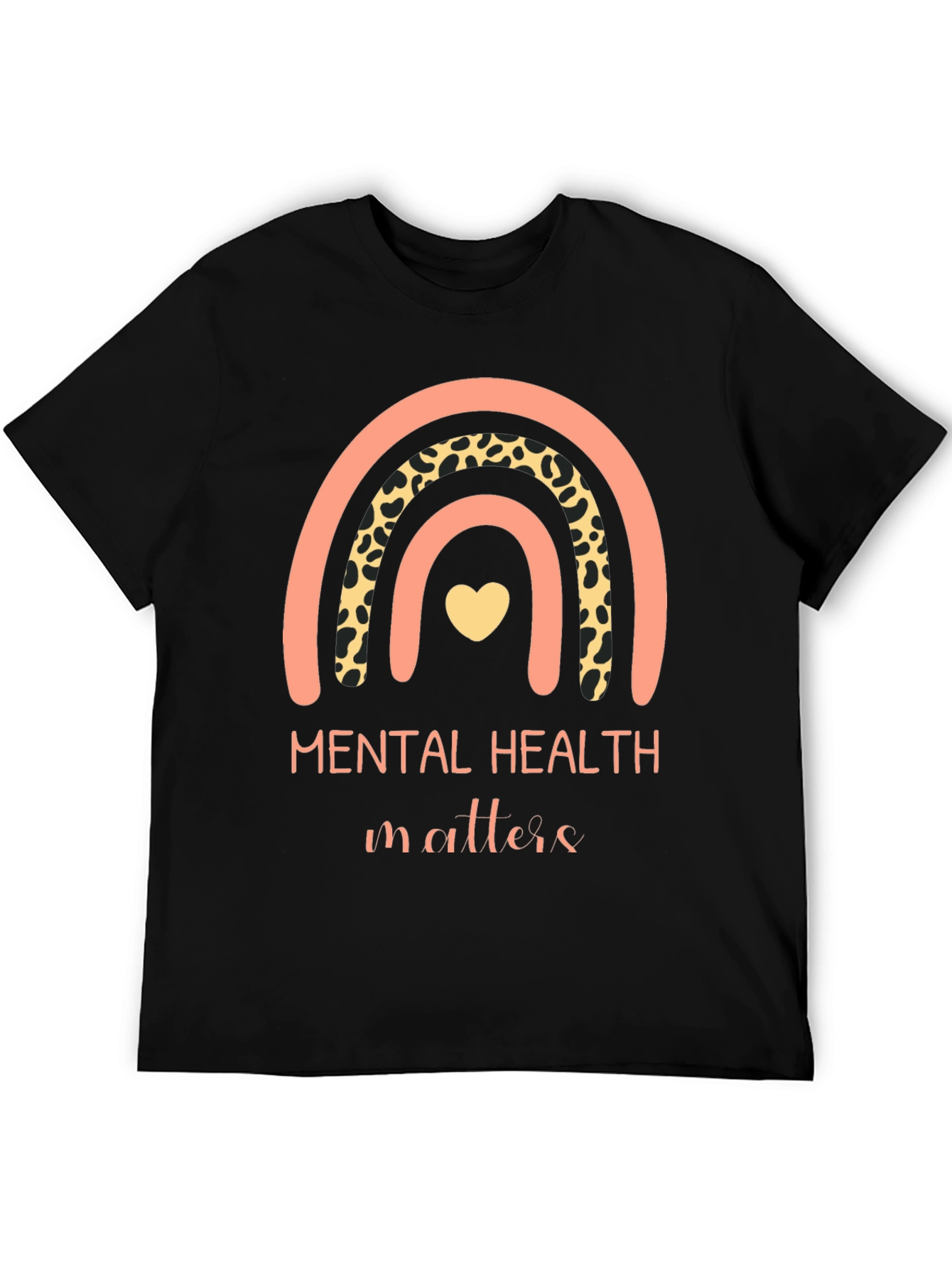 Mental Health Matters Rainbow Graphic Tee