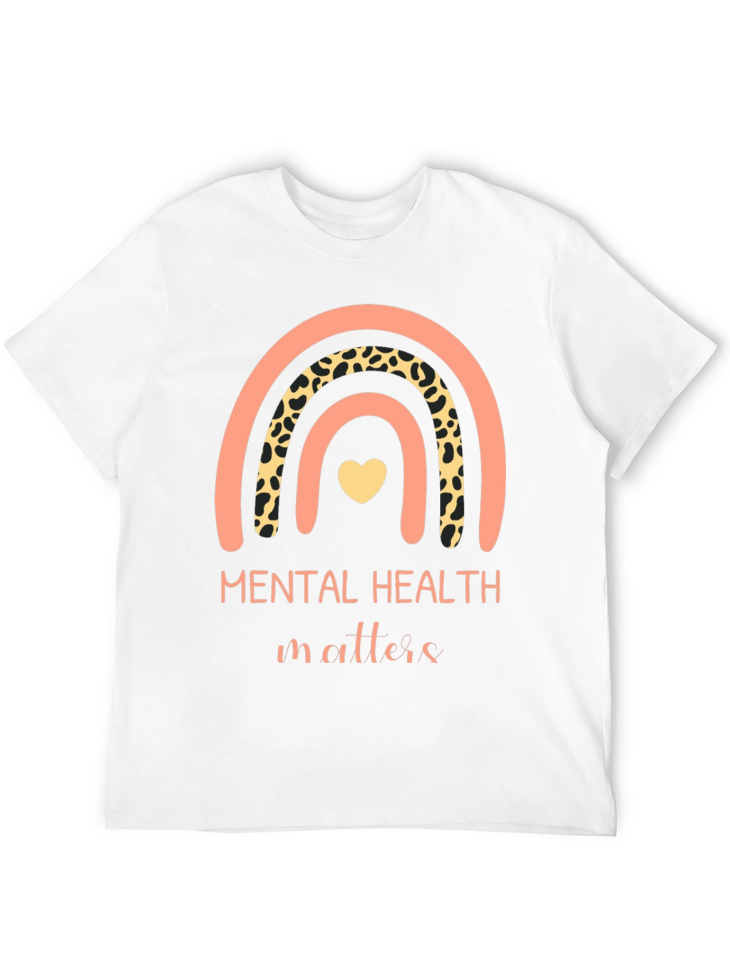 Mental Health Matters Rainbow Graphic Tee