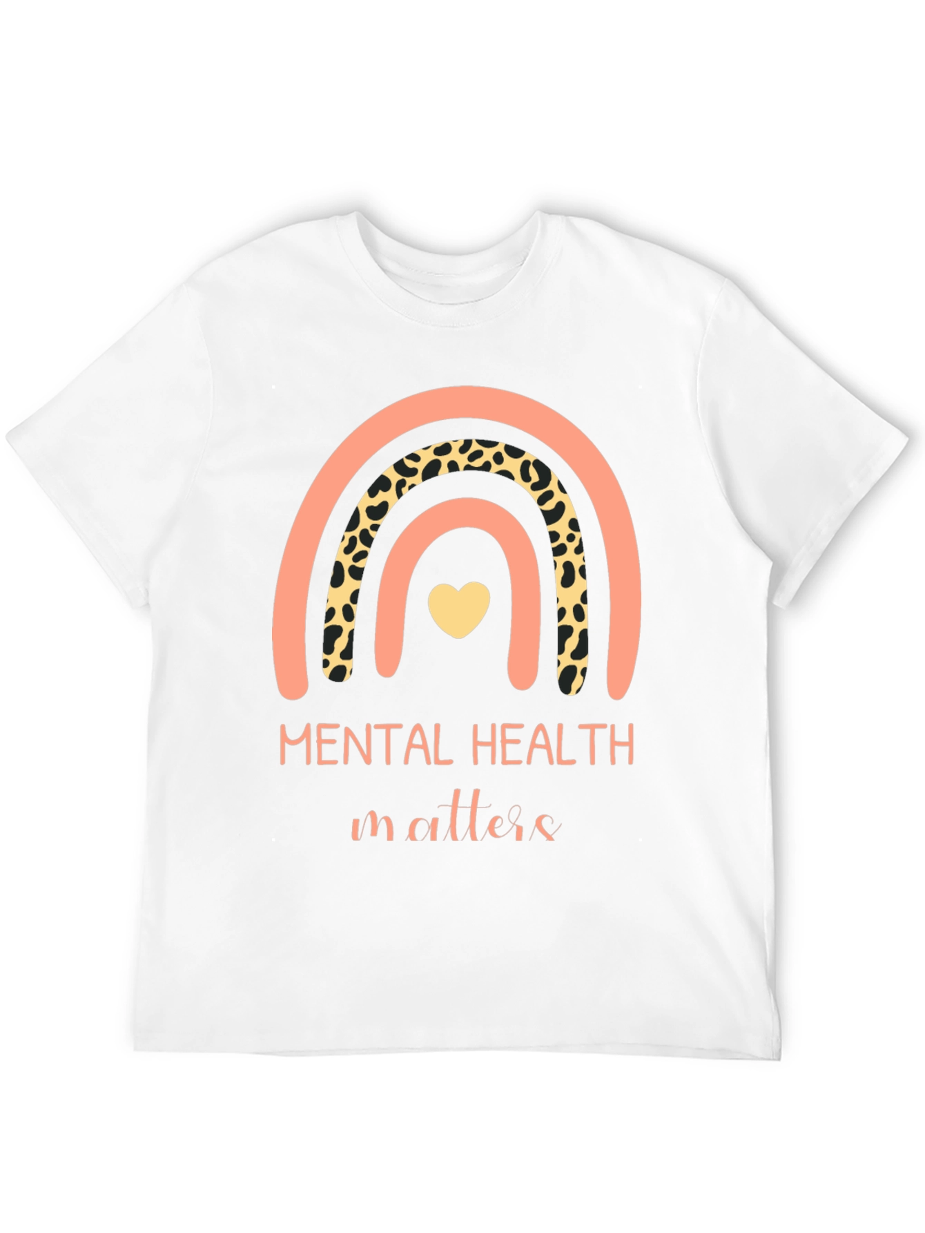 Mental Health Matters Rainbow Graphic Tee