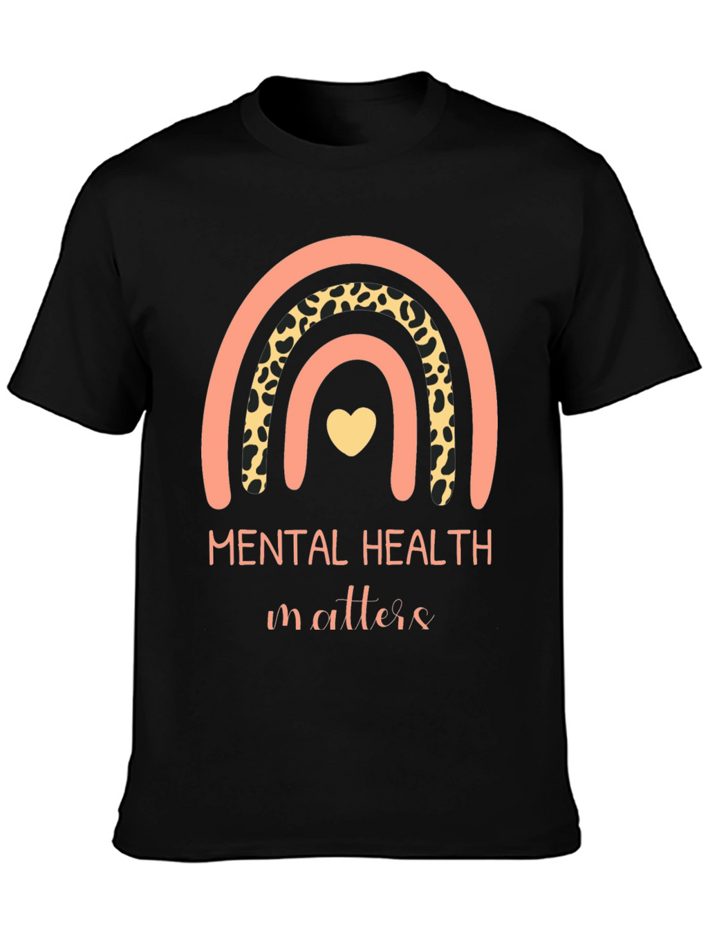 Mental Health Matters Rainbow Graphic Tee