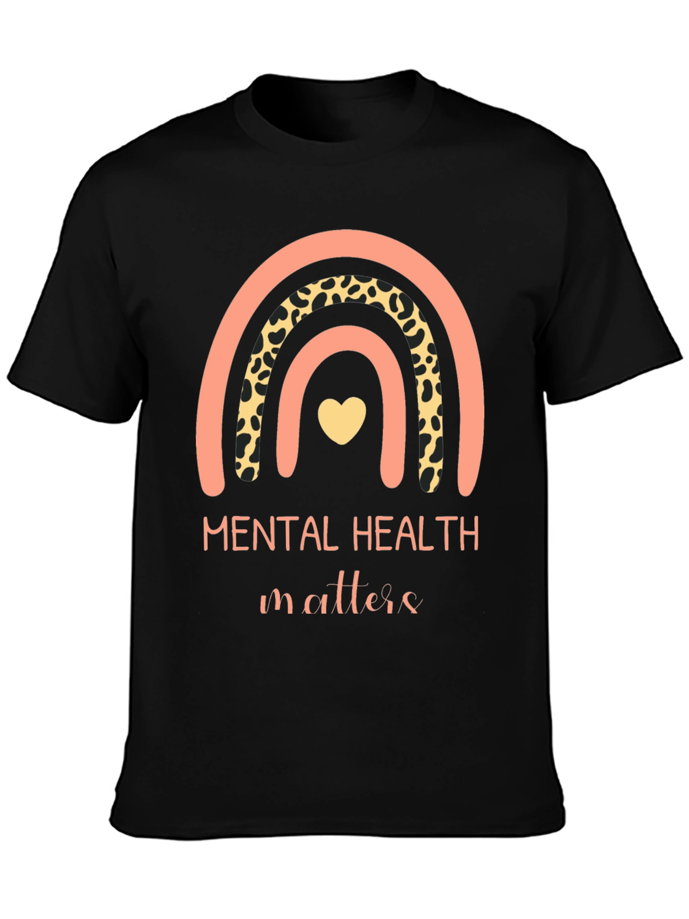 Mental Health Matters Rainbow Graphic Tee