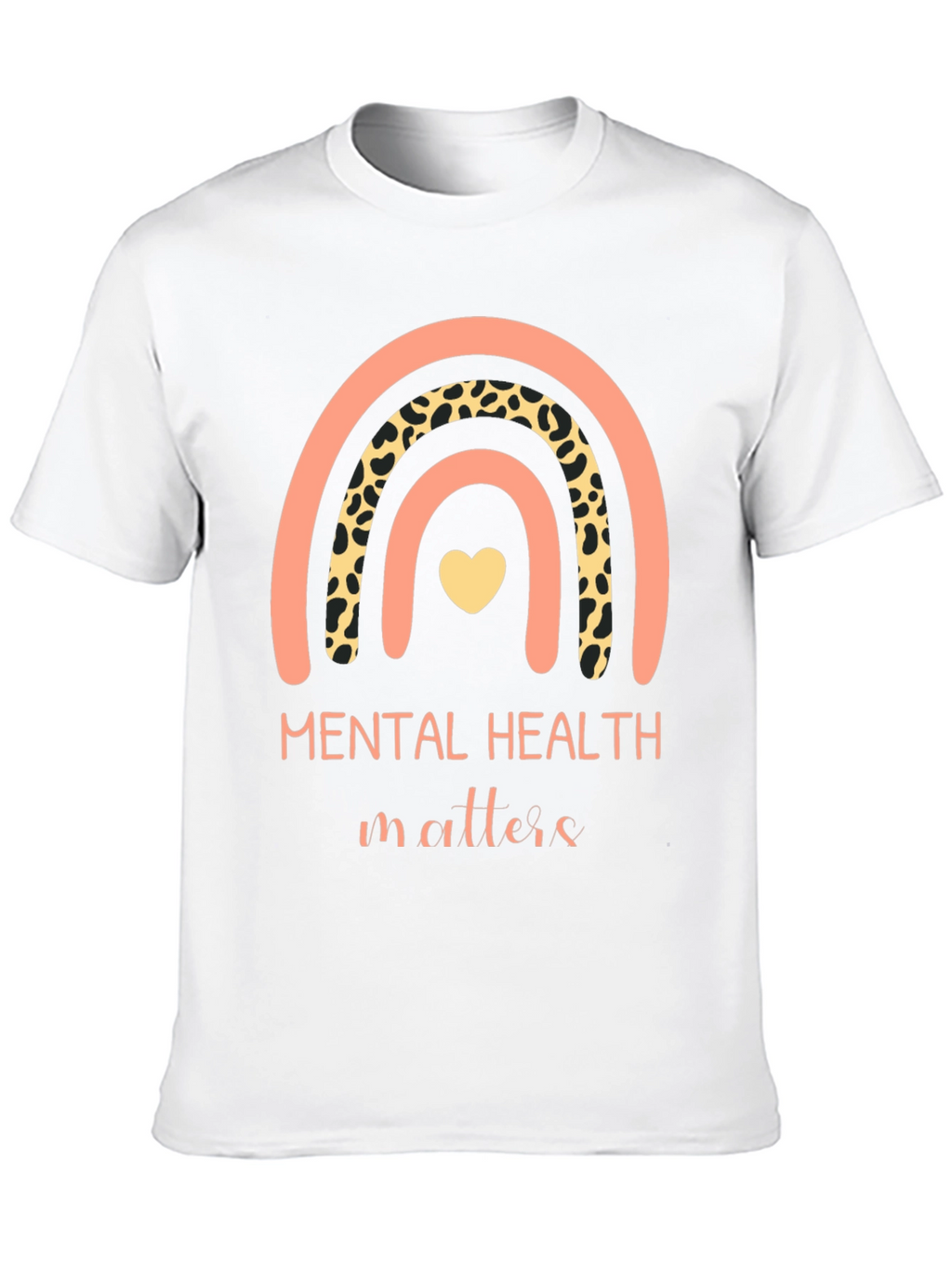 Mental Health Matters Rainbow Graphic Tee