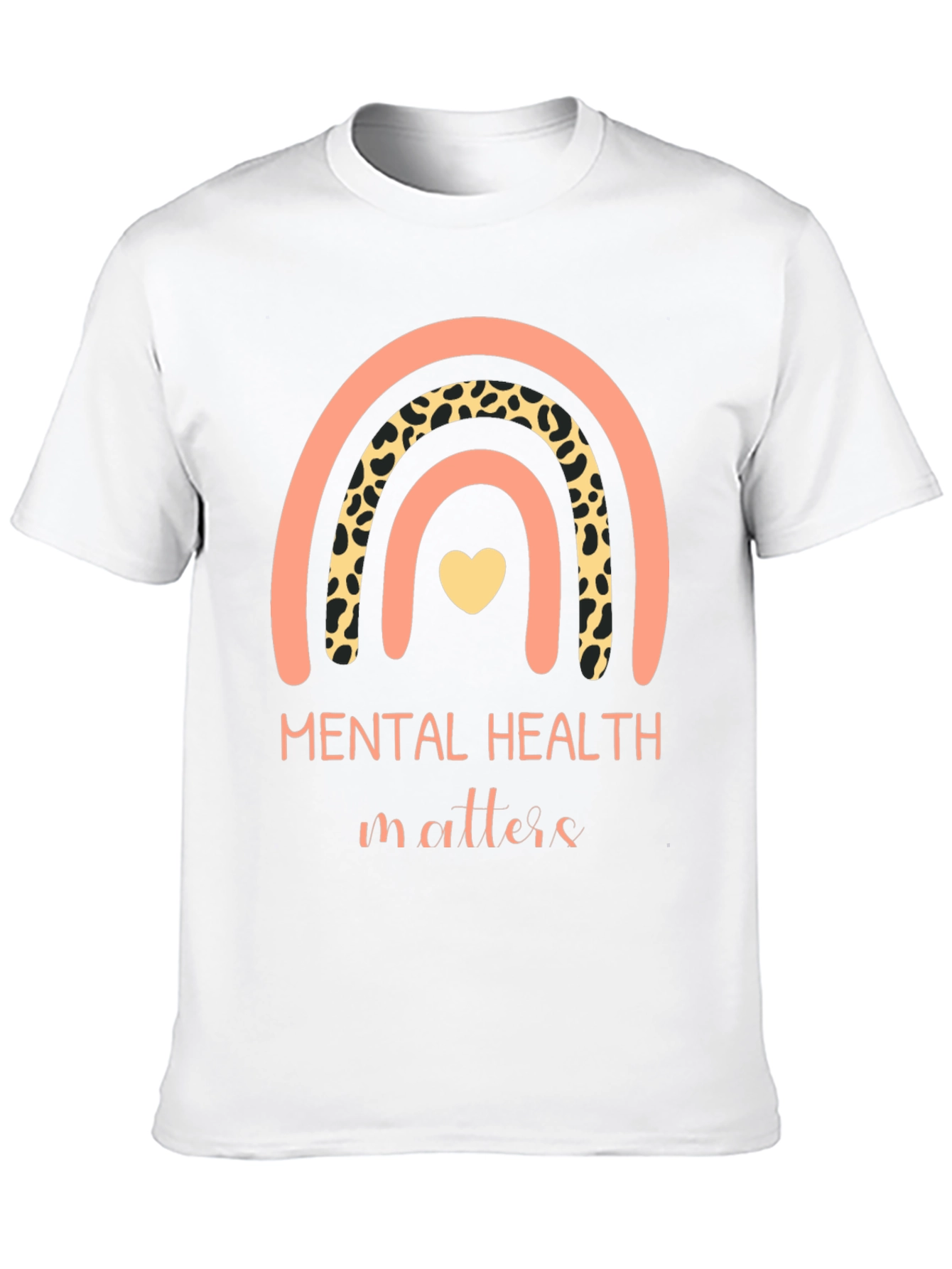 Mental Health Matters Rainbow Graphic Tee