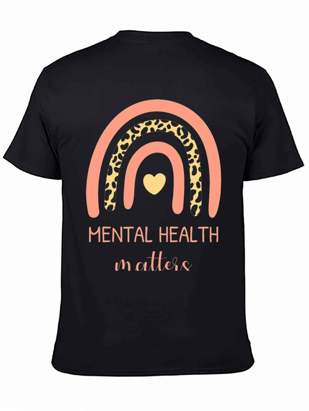 Mental Health Matters Rainbow Graphic Tee