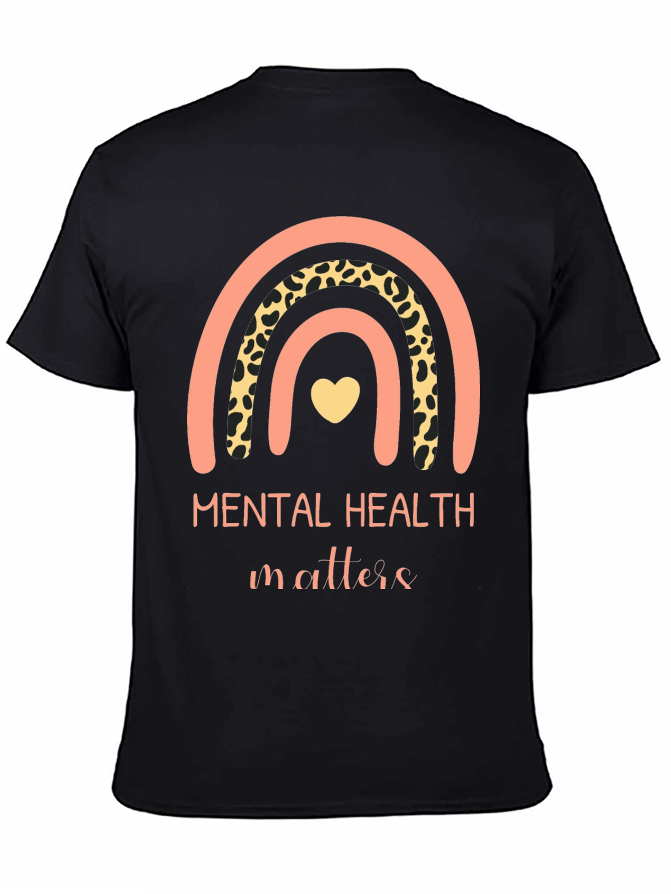 Mental Health Matters Rainbow Graphic Tee