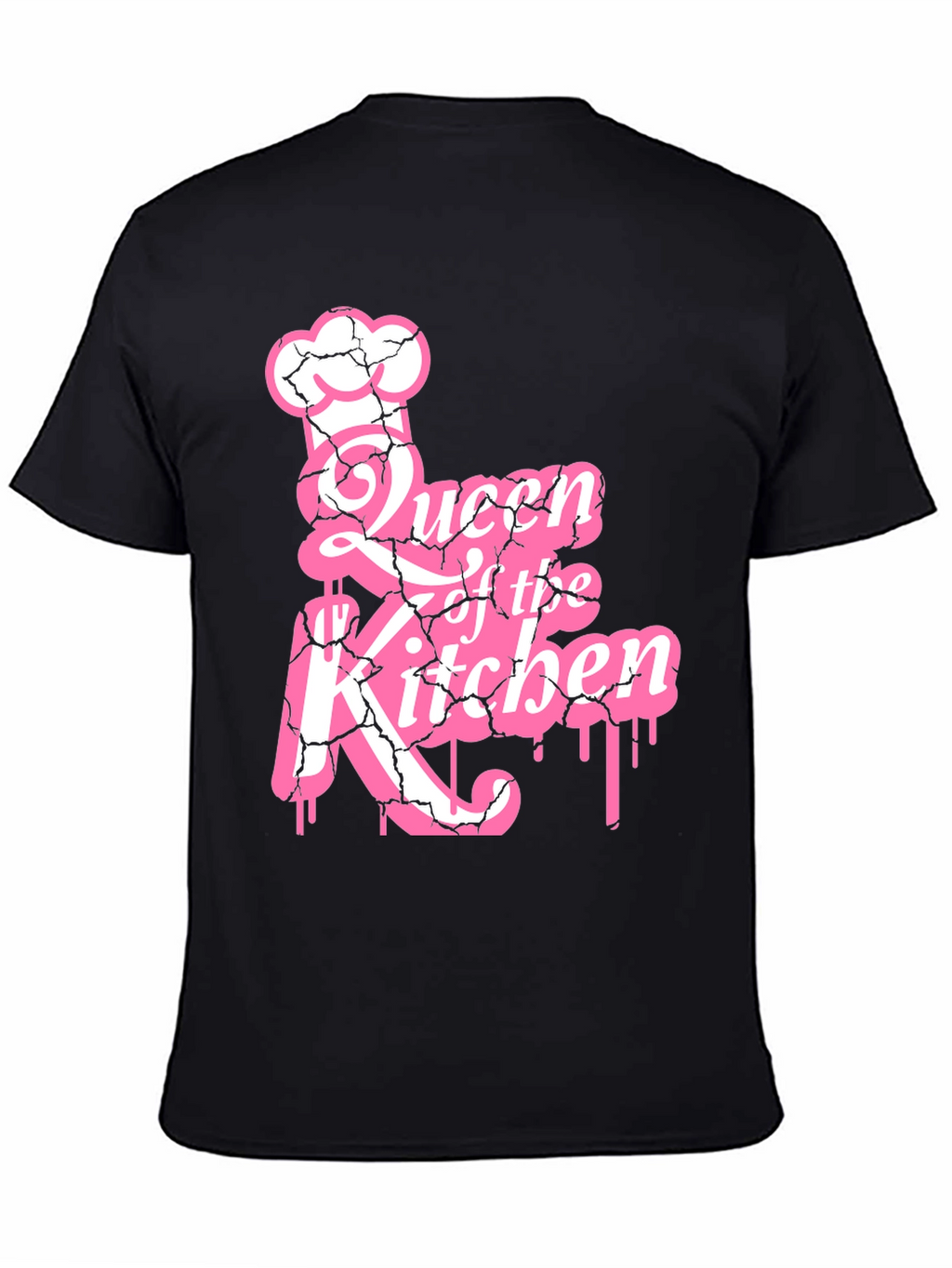 Queen of the Kitchen Graphic Tee - Black
