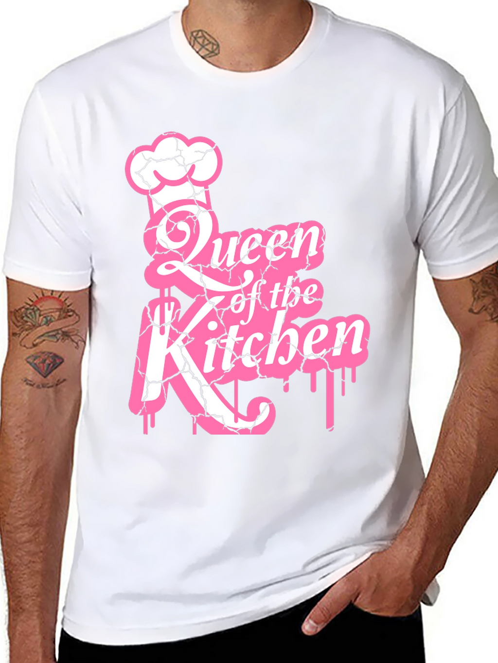 Queen of the Kitchen Graphic Tee - Black