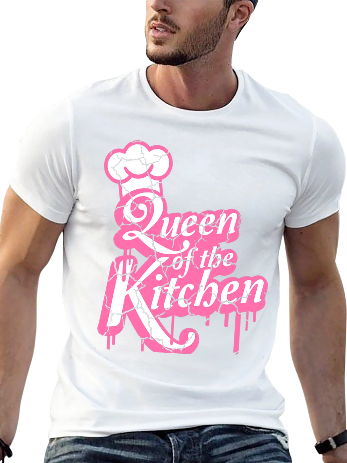 Queen of the Kitchen Graphic Tee - Black