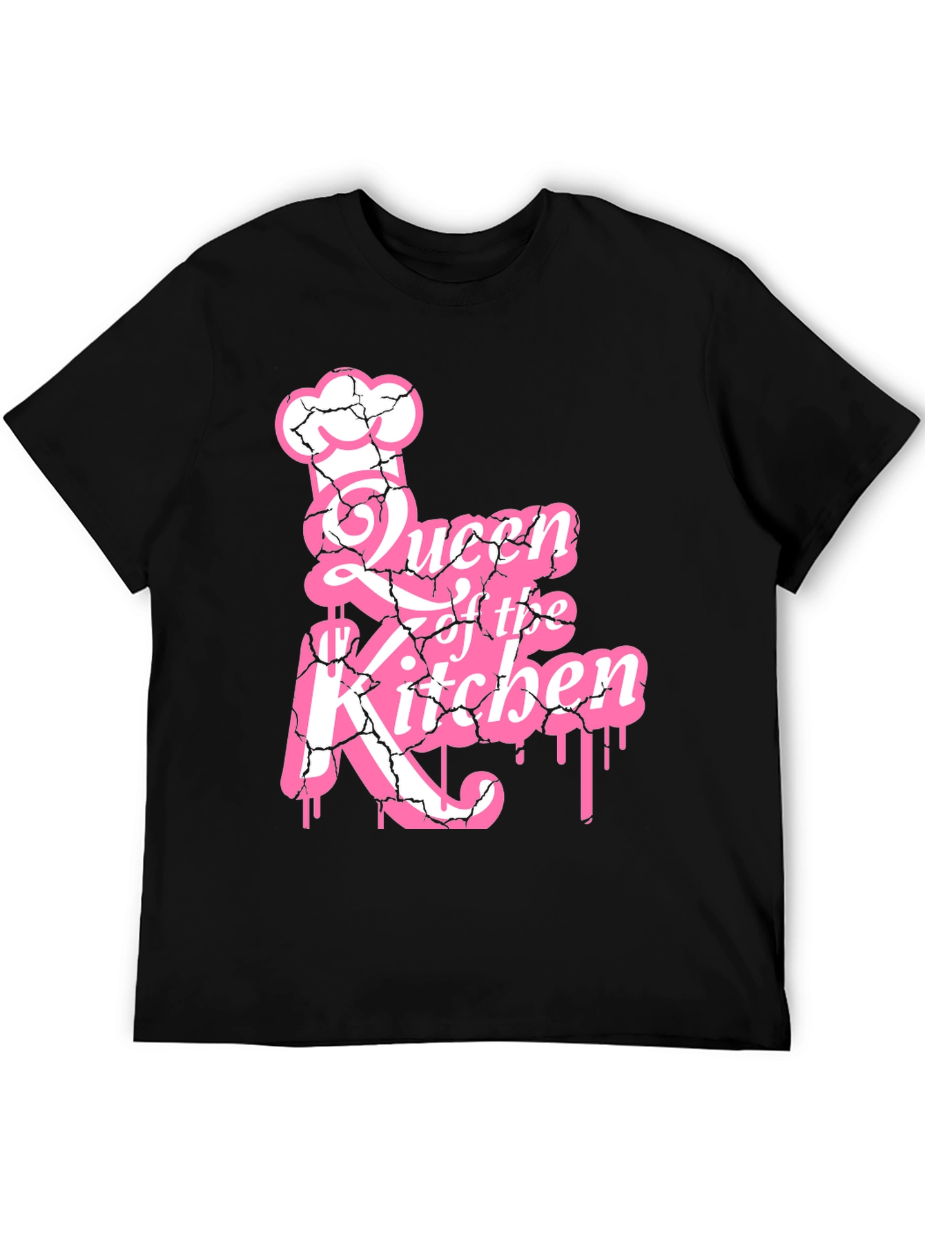 Queen of the Kitchen Graphic Tee - Black