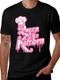 Queen of the Kitchen Graphic Tee - Black