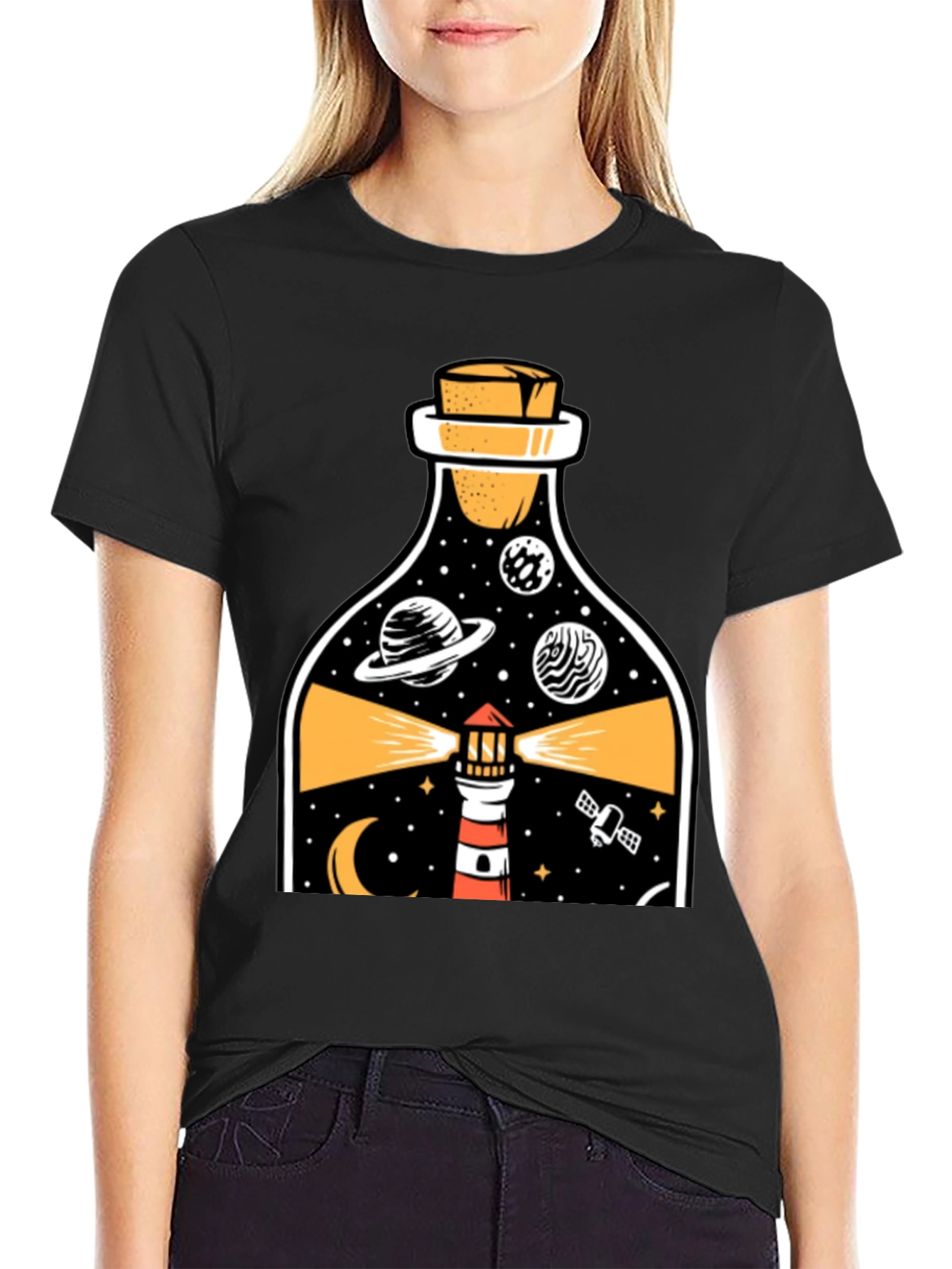 Lighthouse in a Bottle Graphic Tee