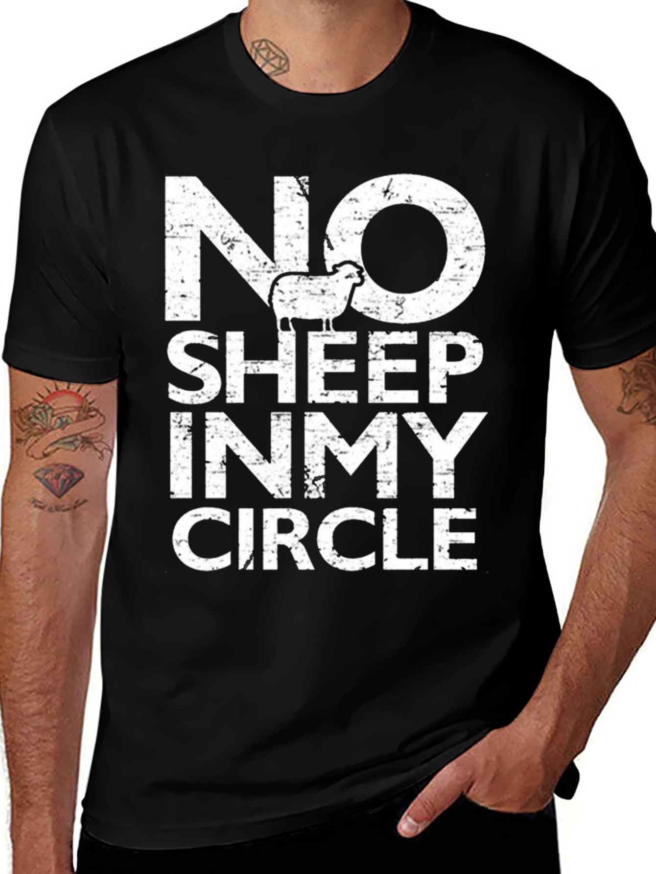 No Sheep In My Circle Graphic Tee