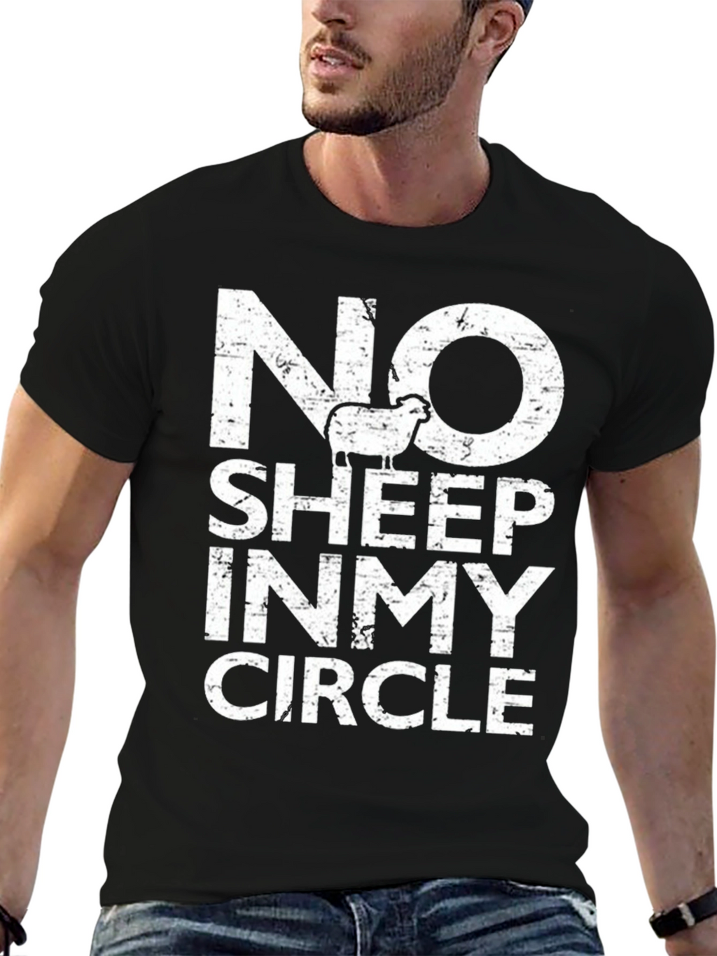 No Sheep In My Circle Graphic Tee