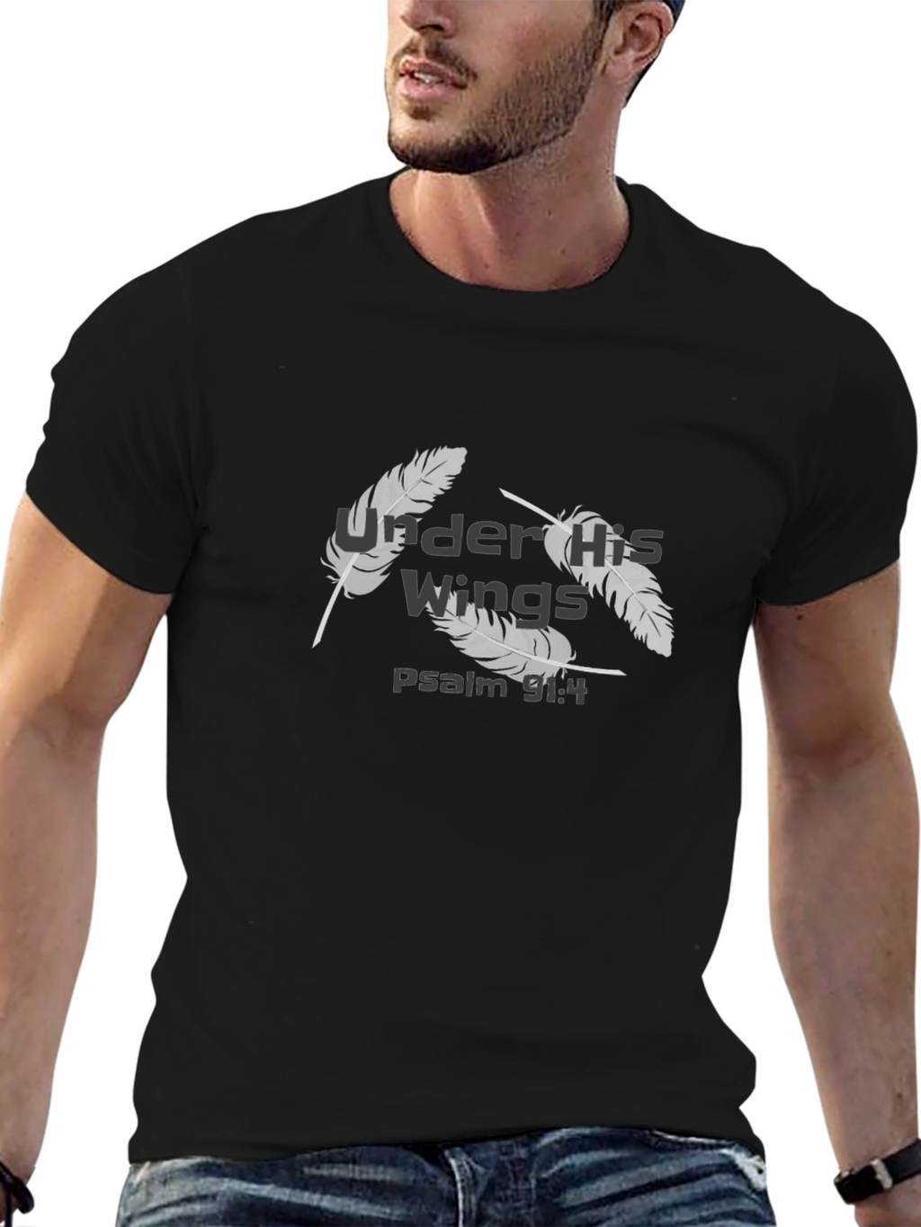 Under His Wings Tee - Psalm 91:4