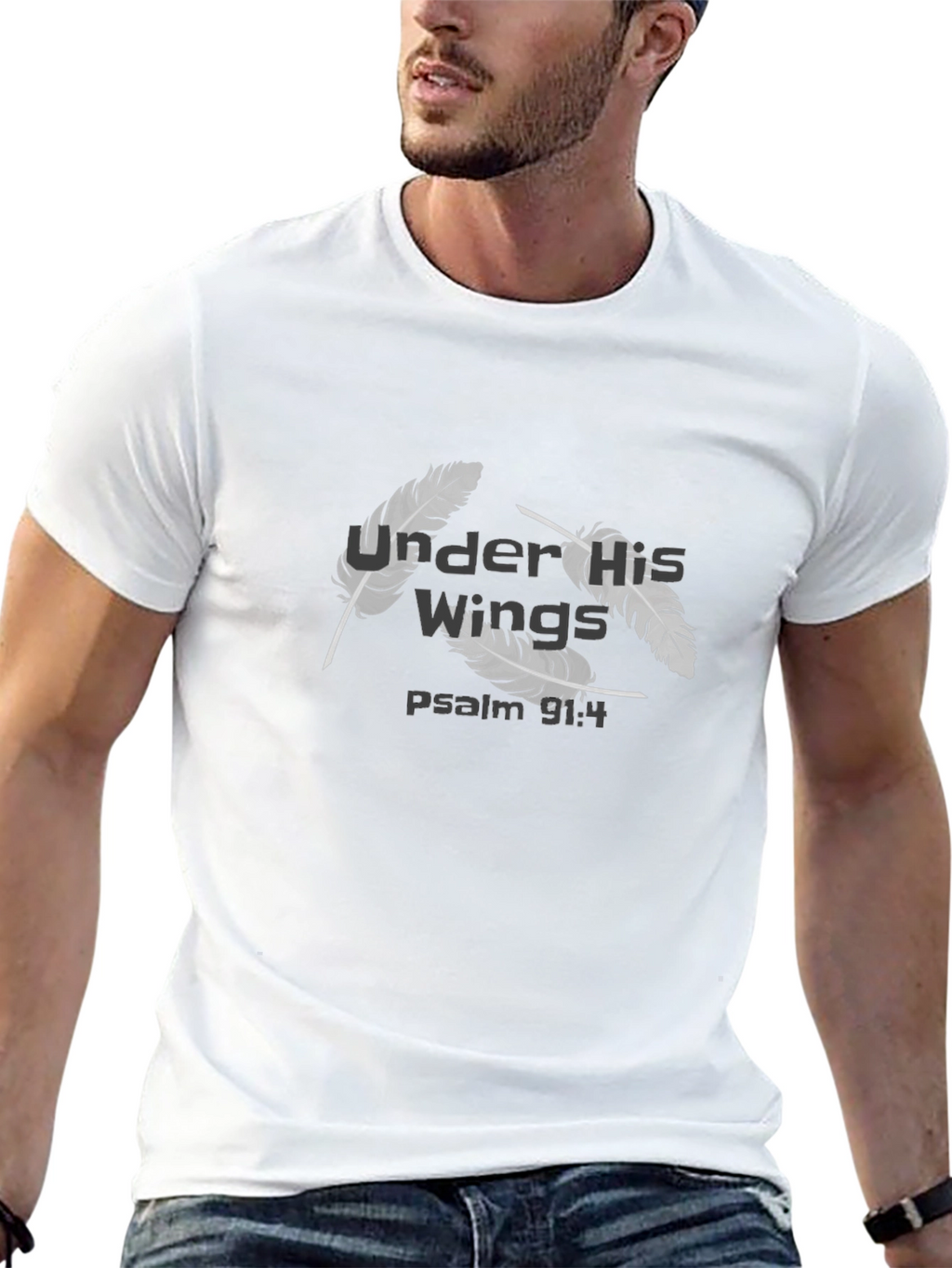 Under His Wings Tee - Psalm 91:4