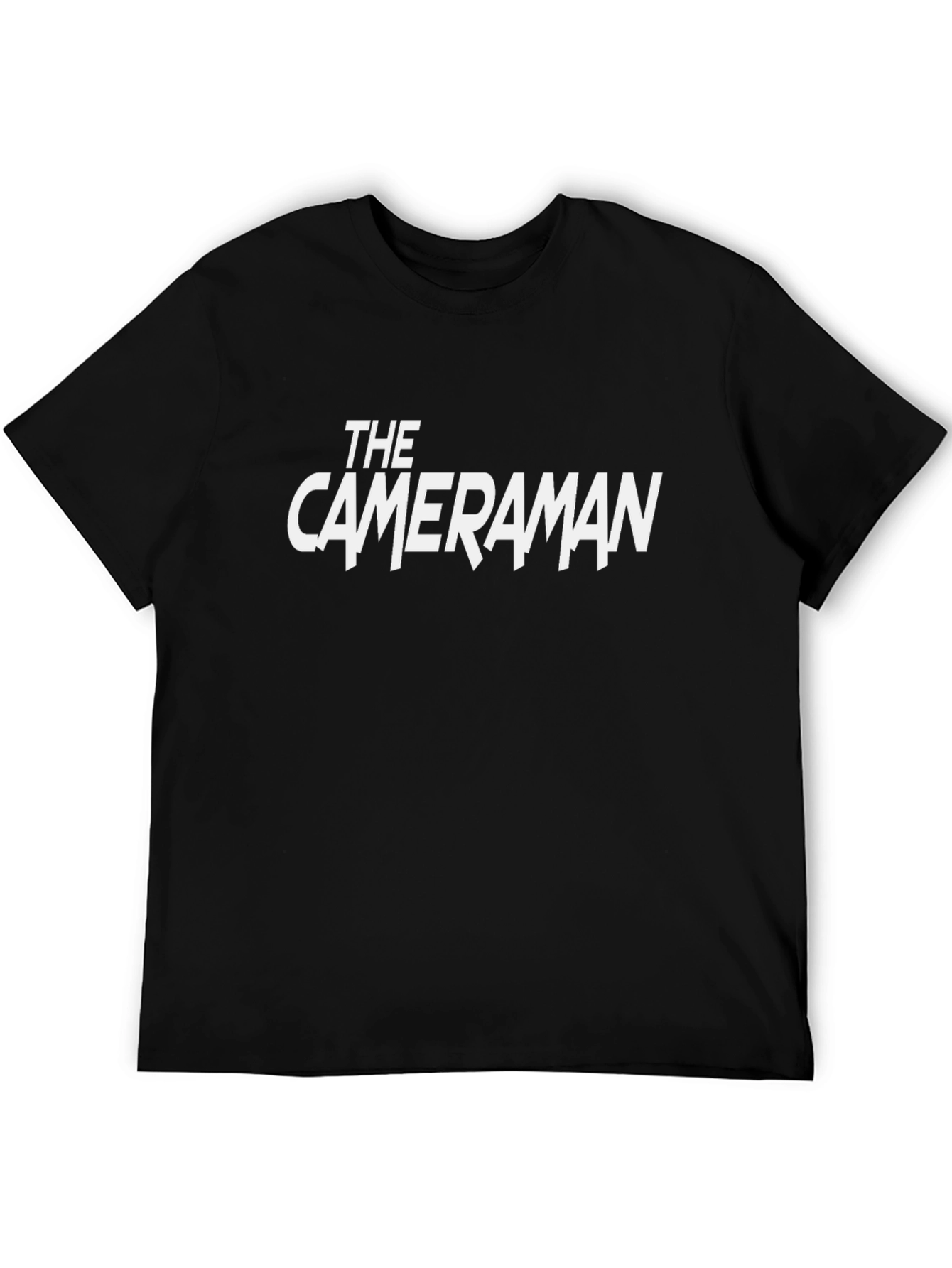 The Cameraman Black Graphic Tee