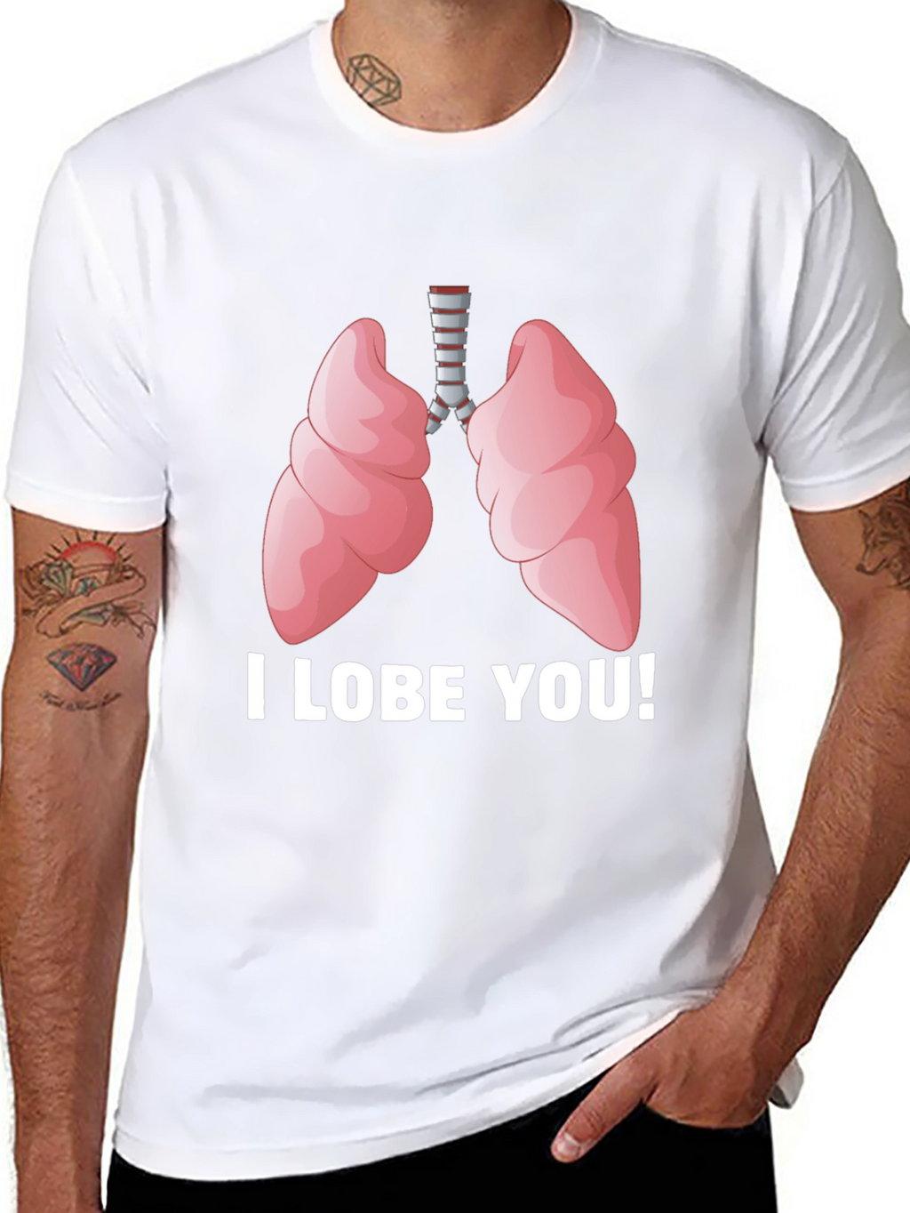 I Lobe You T-Shirt - Anatomical Humor