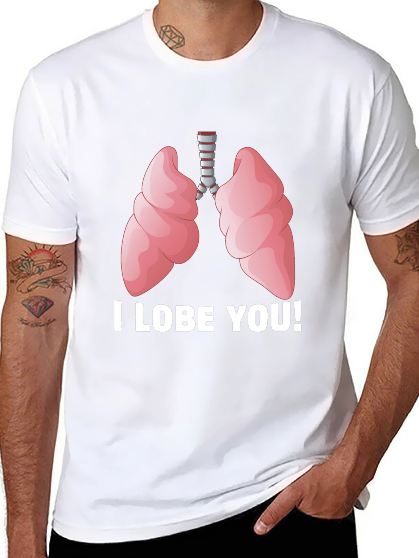 I Lobe You T-Shirt - Anatomical Humor