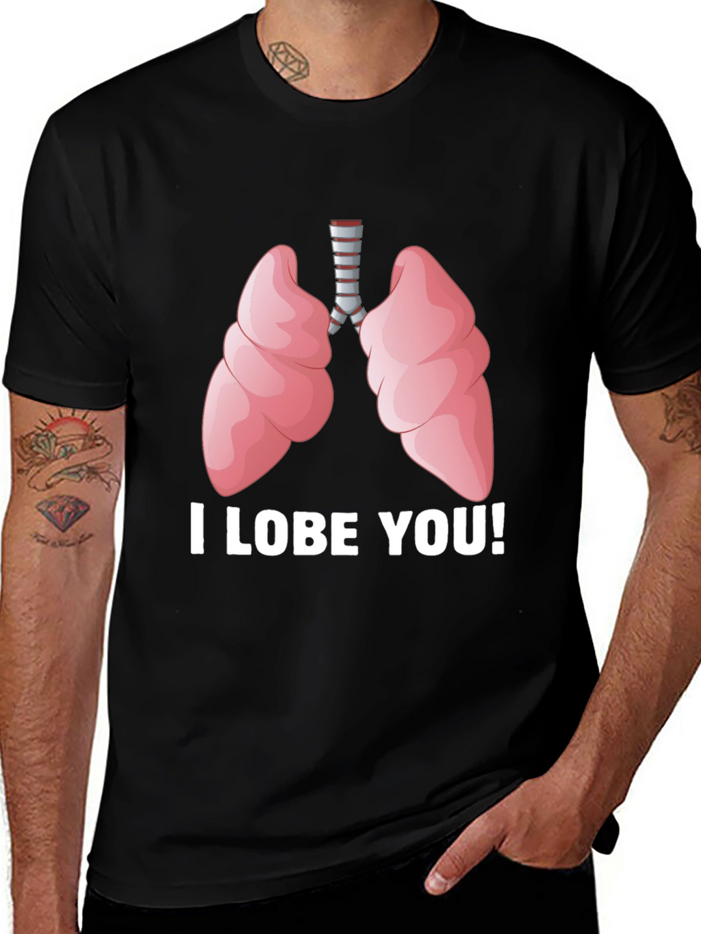 I Lobe You T-Shirt - Anatomical Humor