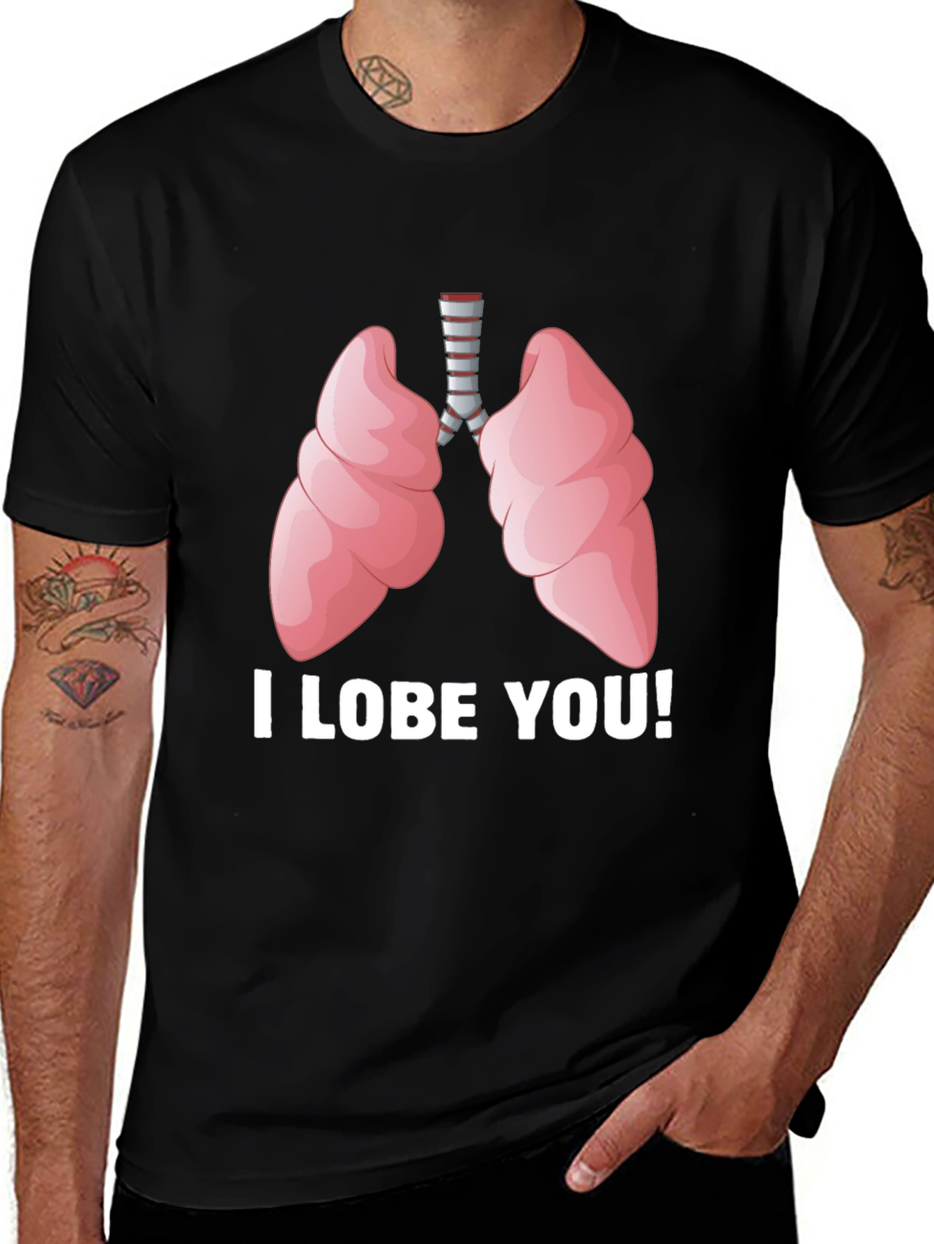 I Lobe You T-Shirt - Anatomical Humor