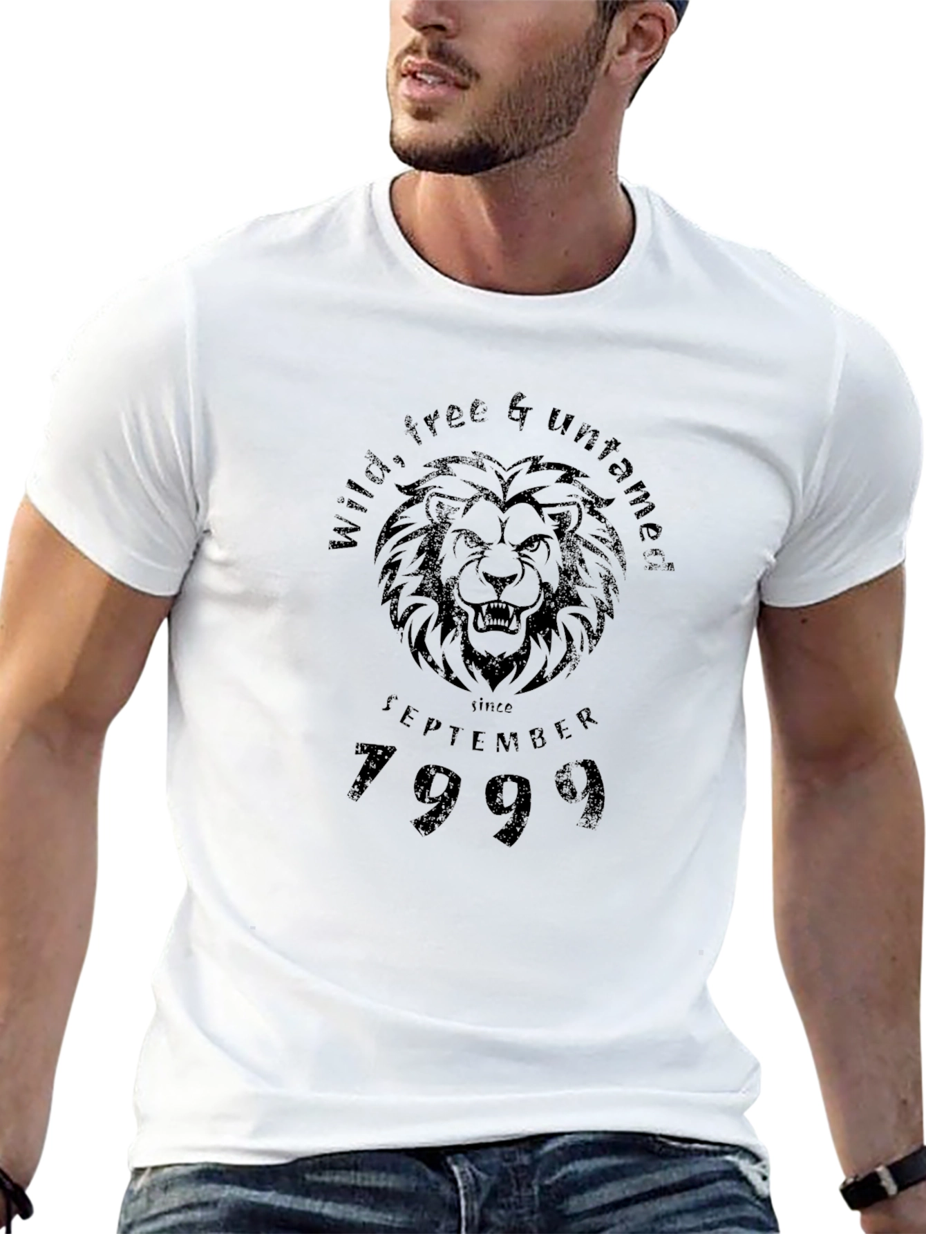 Wild Lion Graphic Tee - Free & Untamed