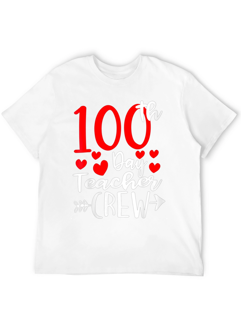 100th Day Teacher Crew T-Shirt