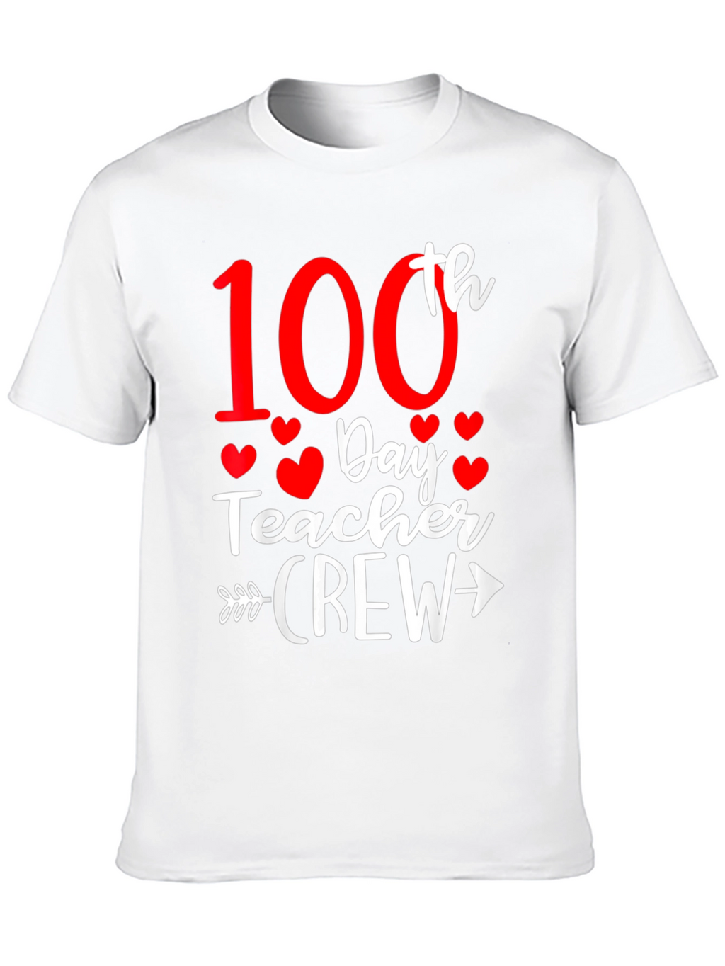 100th Day Teacher Crew T-Shirt