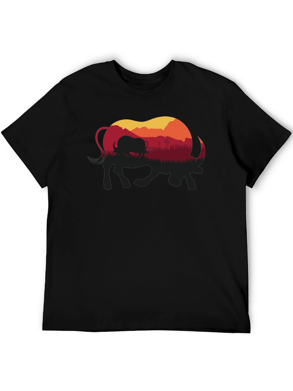 Sunset Buffalo Graphic Tee