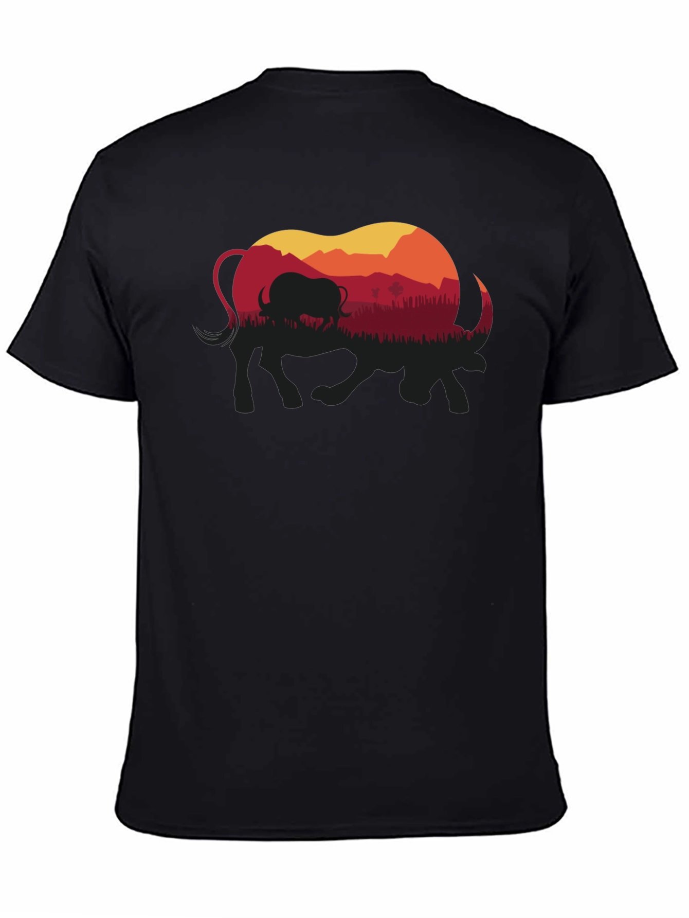 Sunset Buffalo Graphic Tee