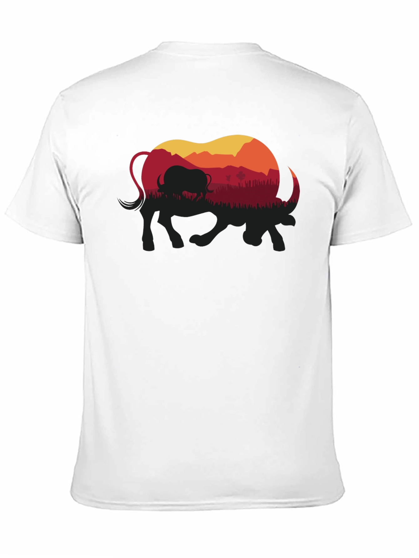 Sunset Buffalo Graphic Tee
