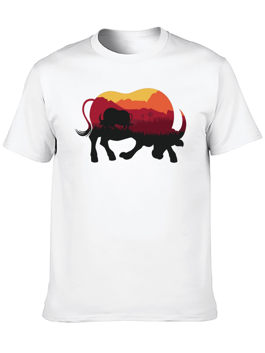 Sunset Buffalo Graphic Tee