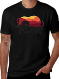 Sunset Buffalo Graphic Tee
