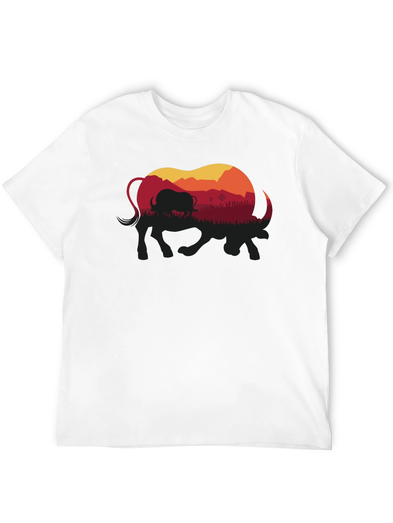 Sunset Buffalo Graphic Tee