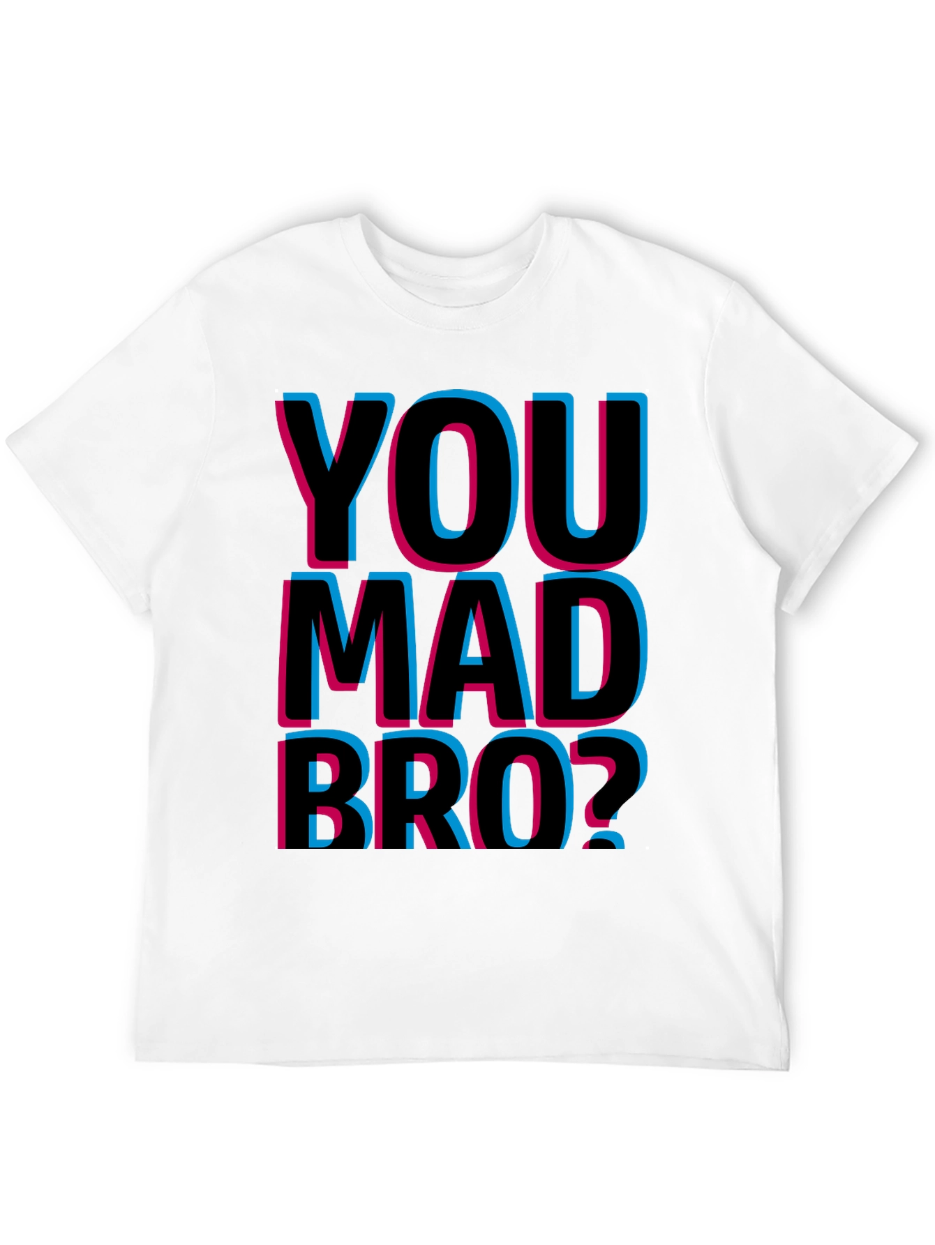 You Mad Bro? Graphic T-Shirt - Black